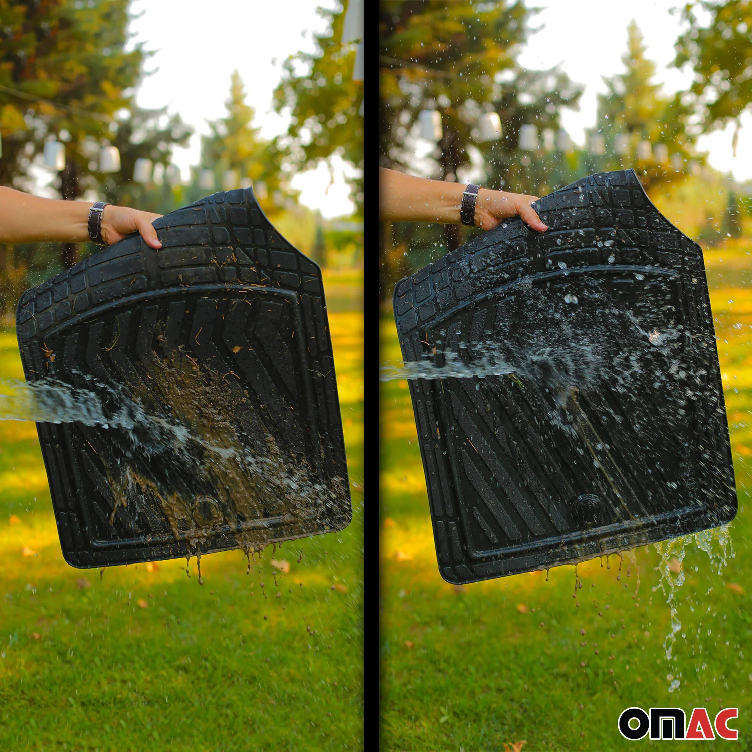 Toyota Corolla Semi-Custom fit Floor Mats Liner All Weather 3D Black Waterproof 4Pcs - Image 6
