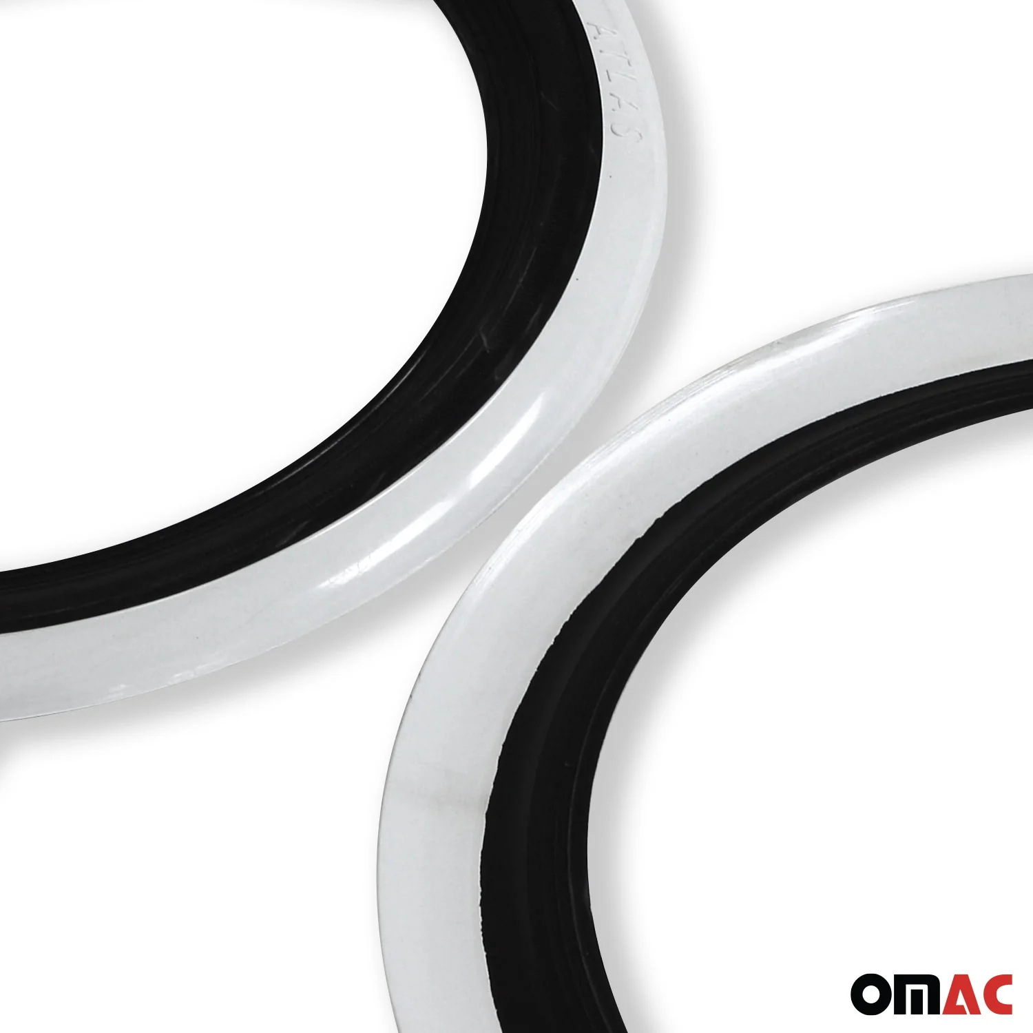 4x Portawalls Black White Wall Tire Insert 13" Rims Sidewall Set - Image 9
