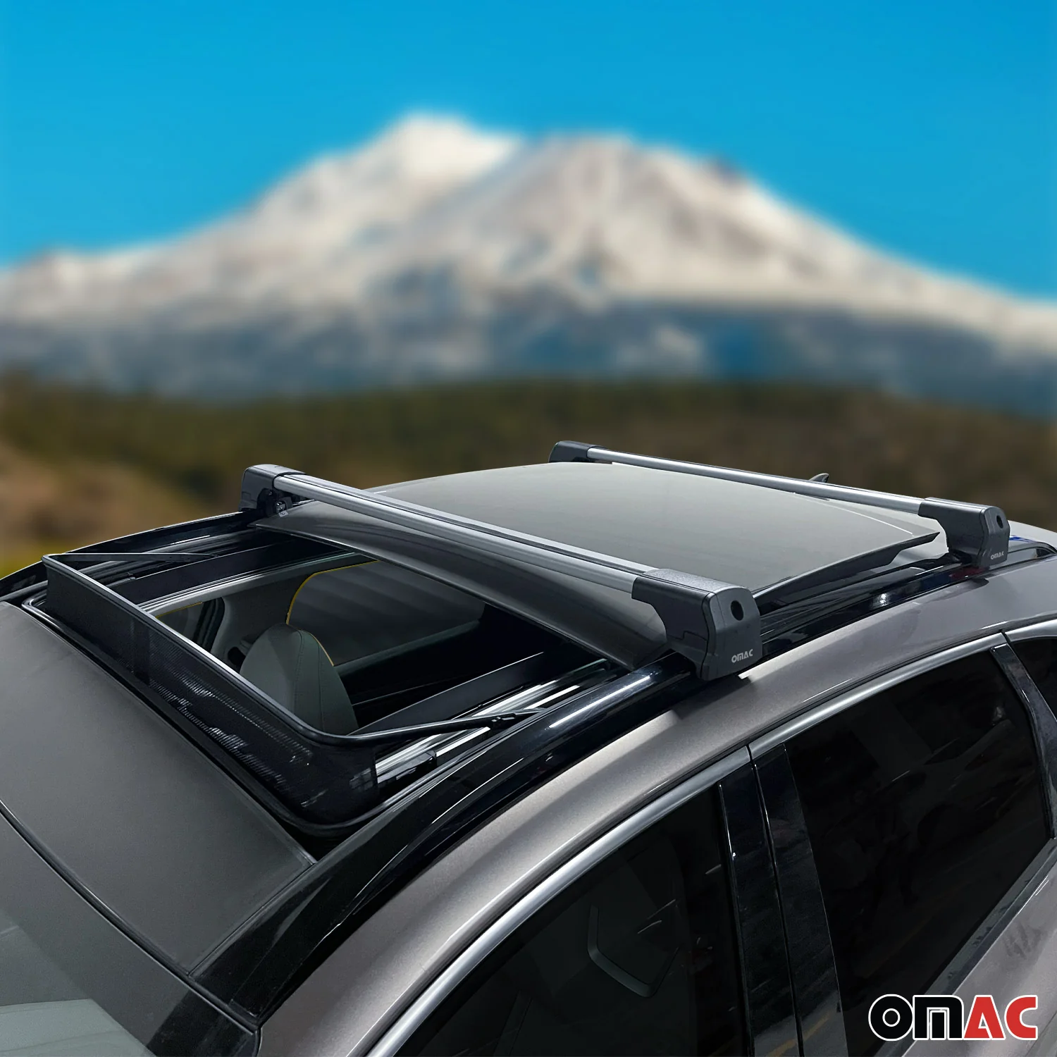 Alu Roof Racks Cross Bars Carrier for Hyundai Tucson 4.gen 2022-2026 Gray 2x - Image 3