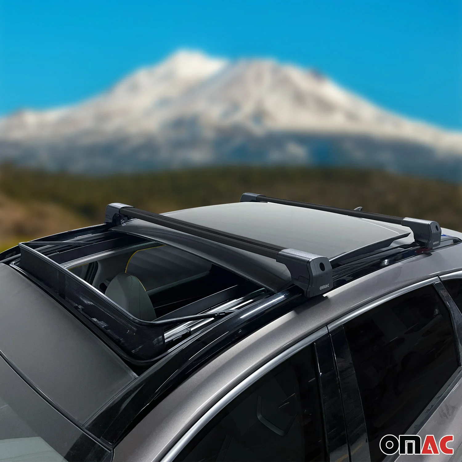 Alu Roof Racks Cross Bars Carrier for Mercedes GLC Class X254 2023-2026 Black 2x - Image 3