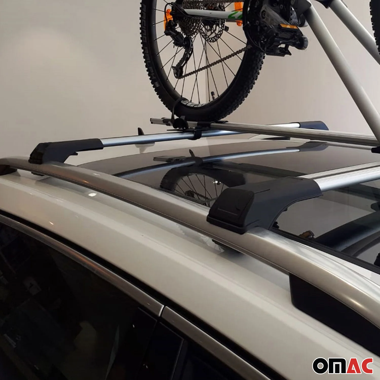 2010-2020 VW Amarok Roof Rack Cross Bars Silver - Image 3