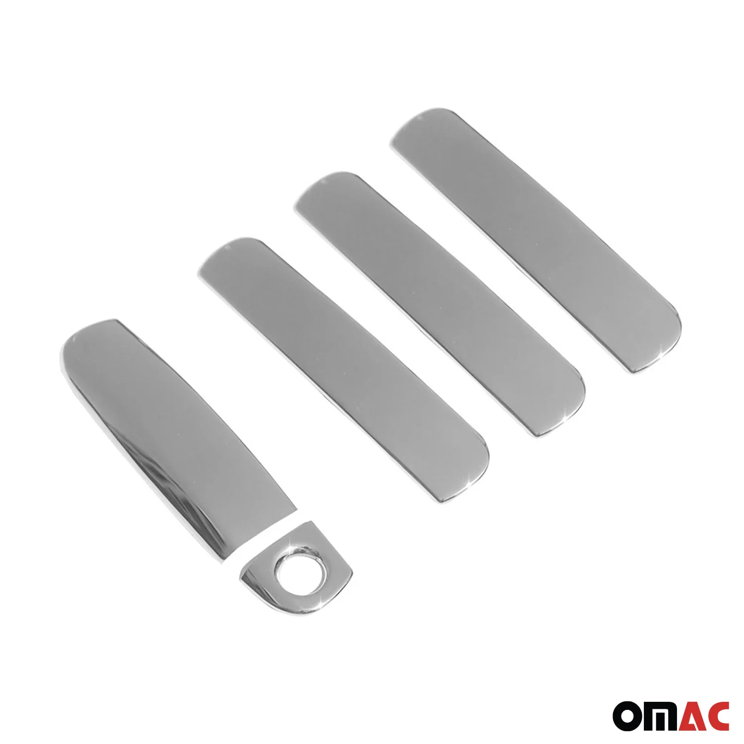 2005-2011 Audi A6 Sedan Car Door Handle Cover Protector Stainless Steel Chrome 5 Pcs - Image 8
