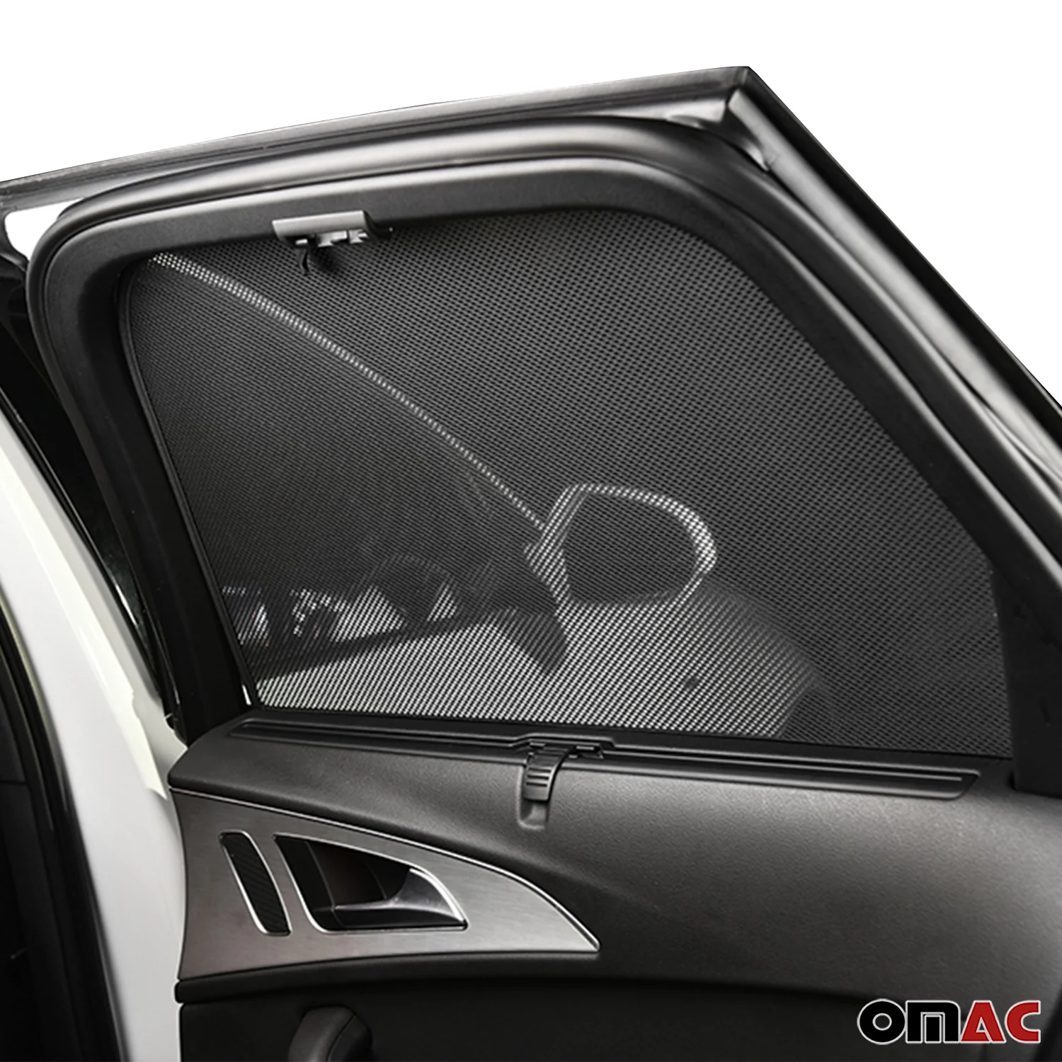 2015-2019 Land Rover Discovery Sport Side Rear Window Curtain Mesh Black 2Pcs - Image 10