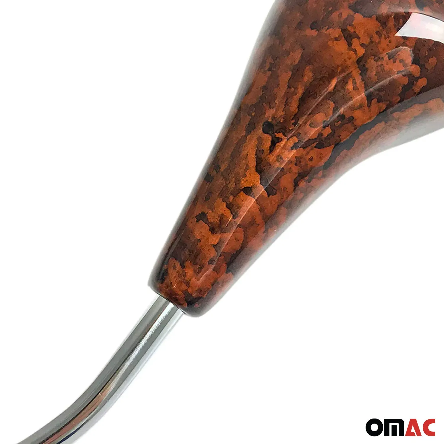 1988-1994 Mercedes E Class W124 Gear Shift Knob Shifter Handle Wood Walnut - Image 3