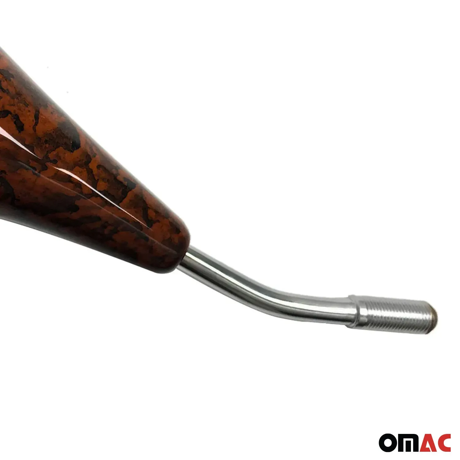 1988-1994 Mercedes E Class W124 Gear Shift Knob Shifter Handle Wood Walnut - Image 4
