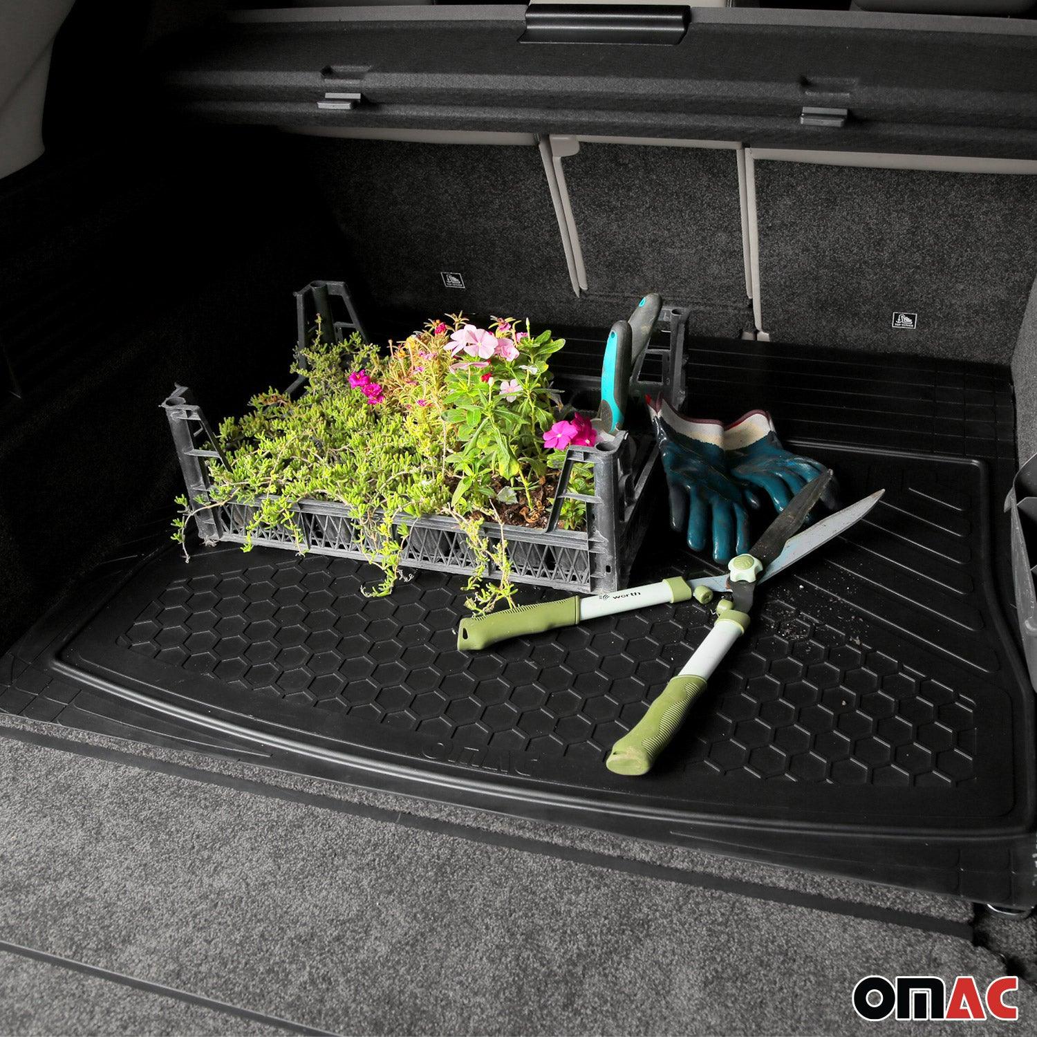 2022-2024 Volvo C40 Recharge Semi-Custom fit Cargo Mat Liner Waterproof Rubber Black 1Pc - Image 7