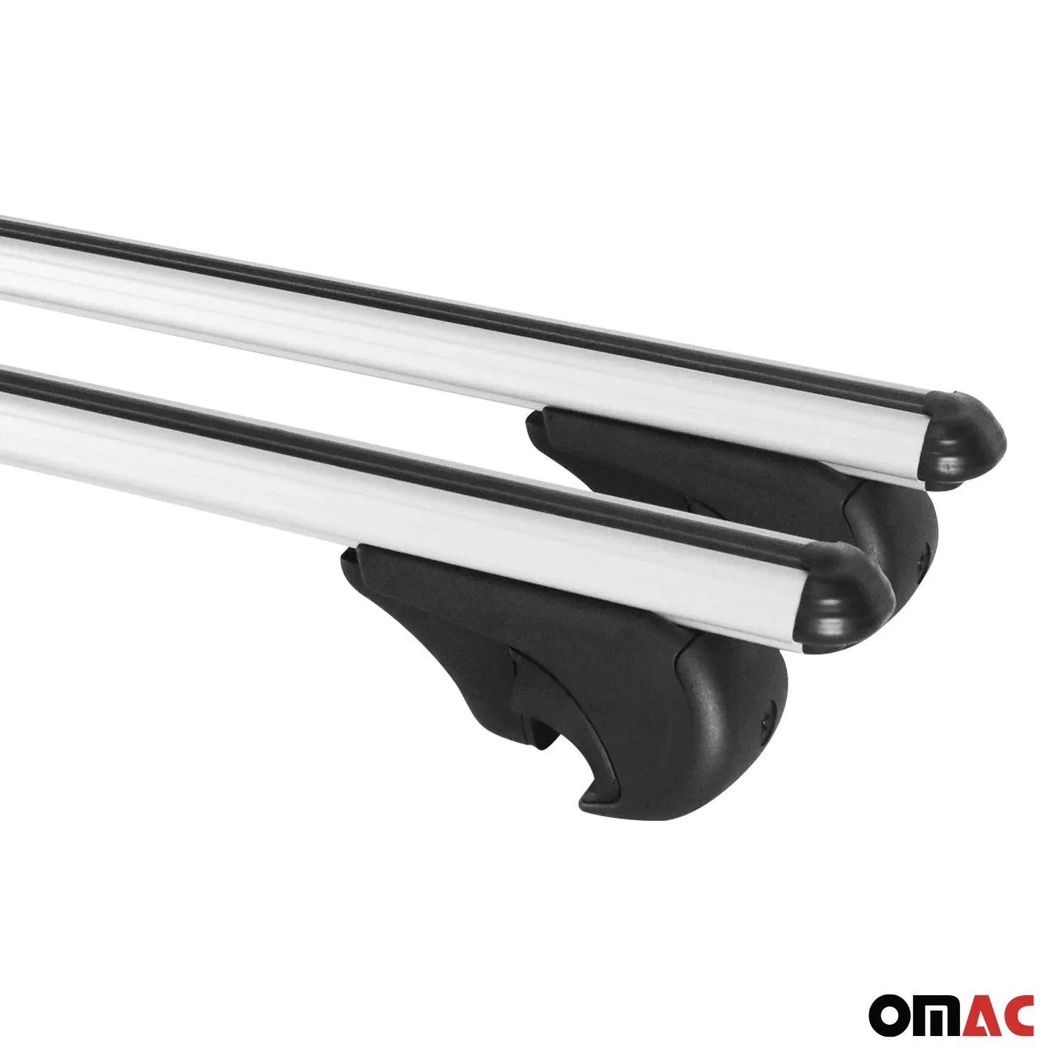 2007-2013 Mitsubishi Outlander Bike Rack Carrier Roof Racks Set Gray 3Pcs - Image 8
