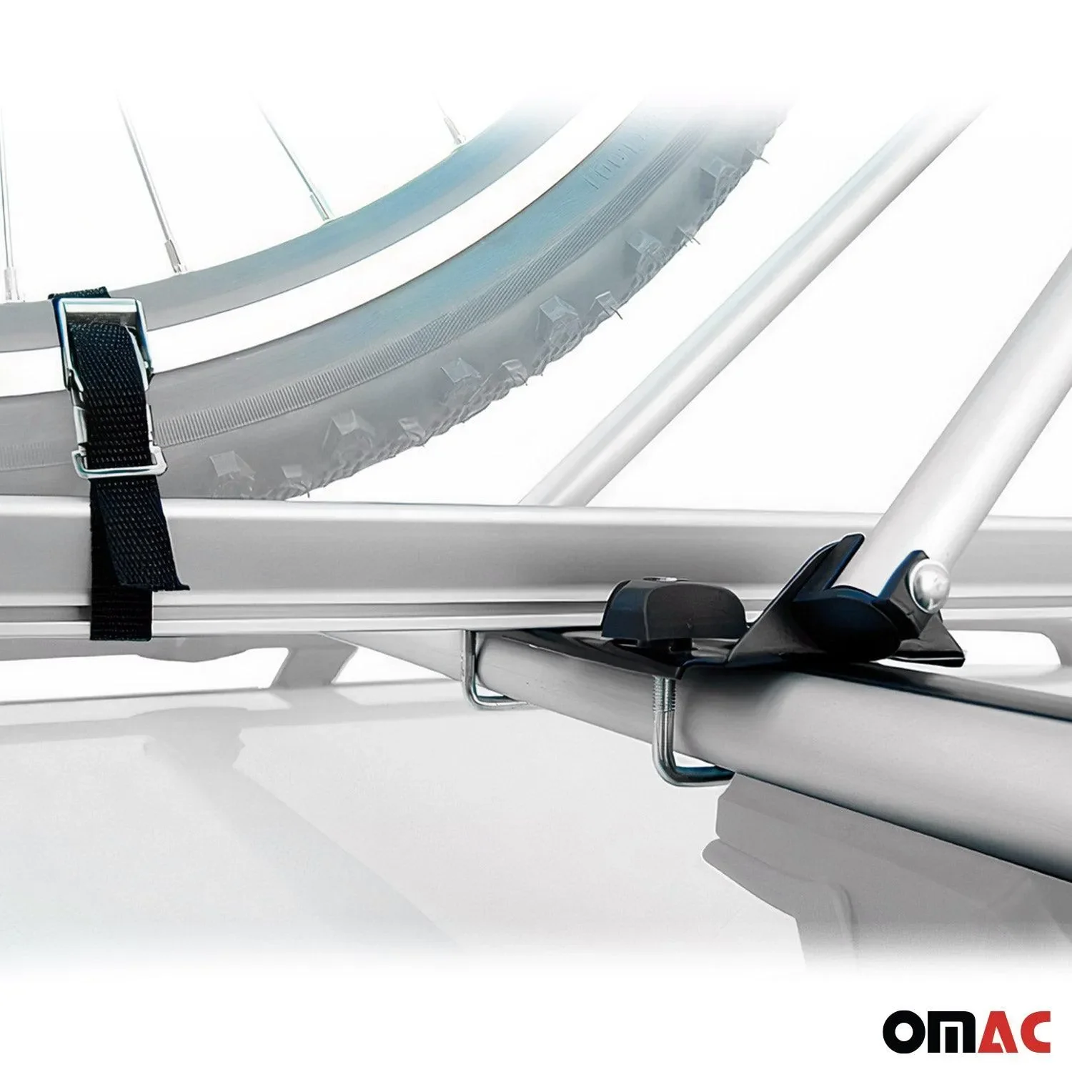 2003-2008 Honda Pilot Bike Rack Carrier Roof Racks Set Gray 3Pcs - Image 10