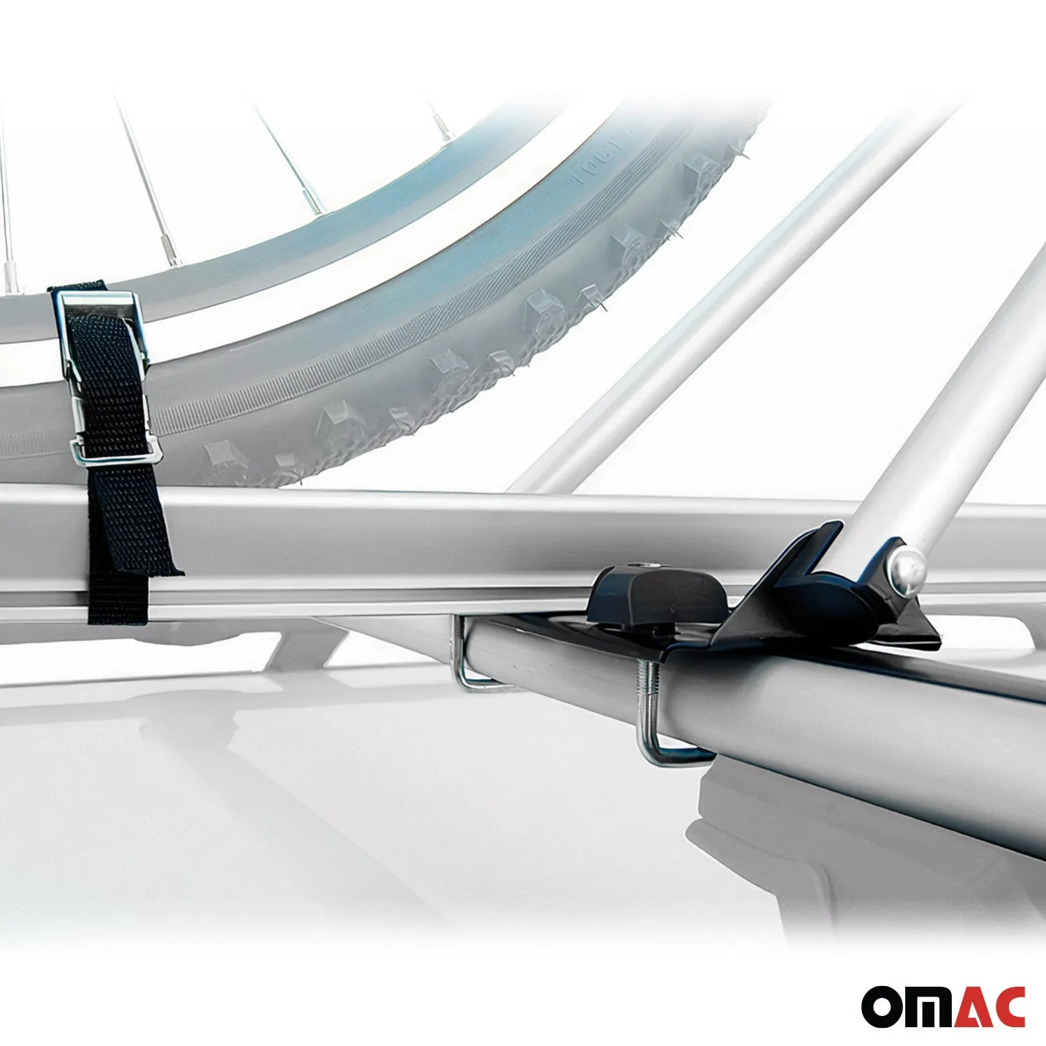 2014-2023 Jeep Cherokee Bike Rack Carrier Roof Racks Set Gray 3Pcs - Image 10