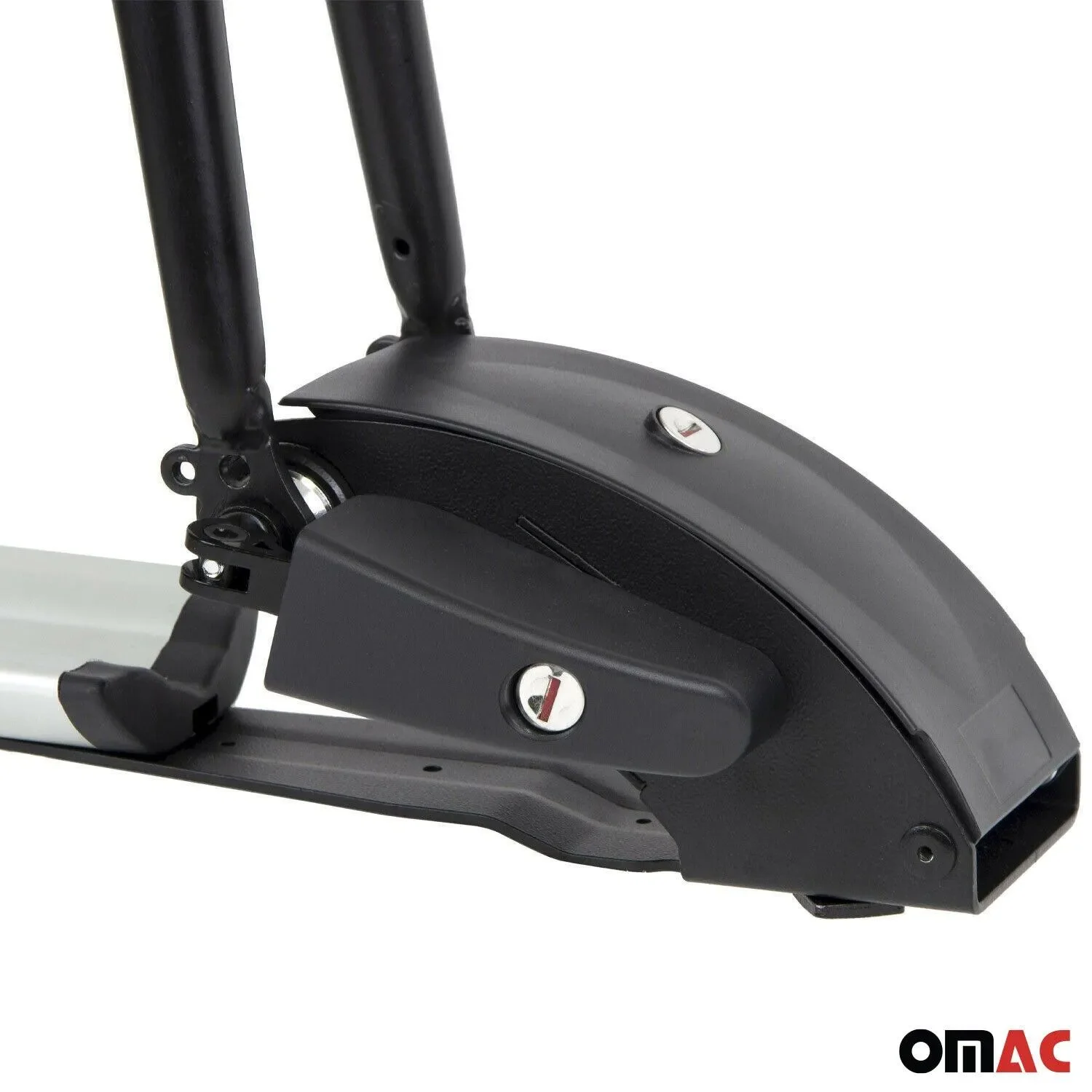 Cross Bar Pro Bike Carrier Set Roof Rail Mount Rack Luggage Aluminum 47" Black - Image 8