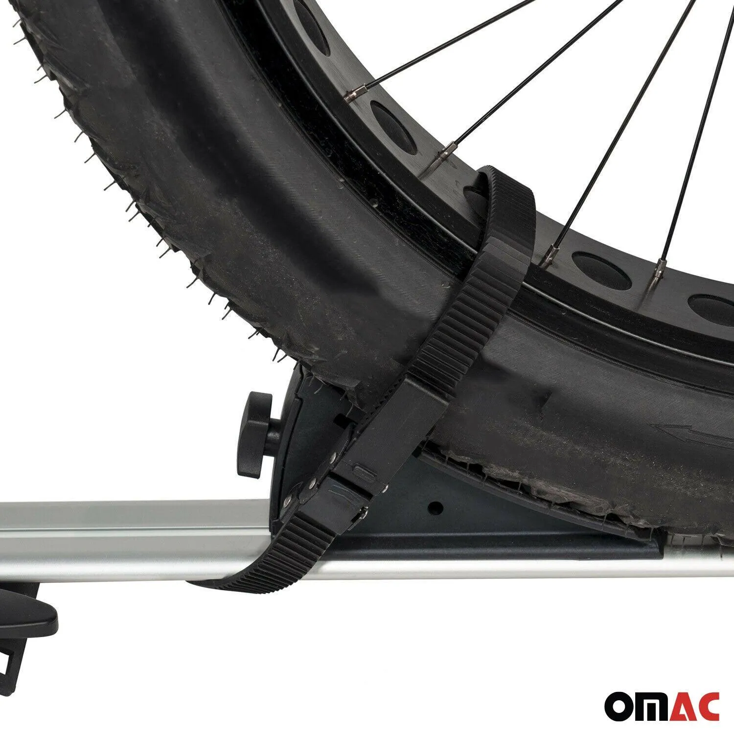 Cross Bar Pro Bike Carrier Set Roof Mount Rack Aluminum 54" Black - Image 7
