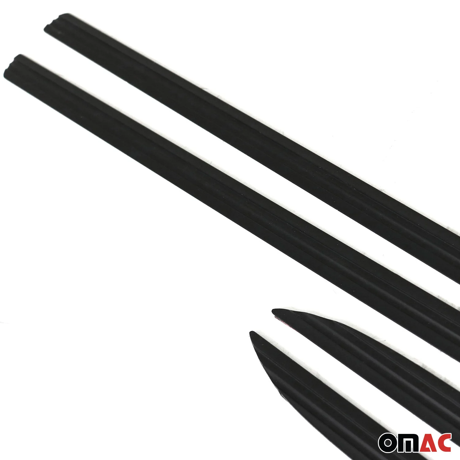 2012-2014 VW Passat B7 Sedan Side Door Molding Trim Skirt Garnish Black 4 Pcs - Image 6