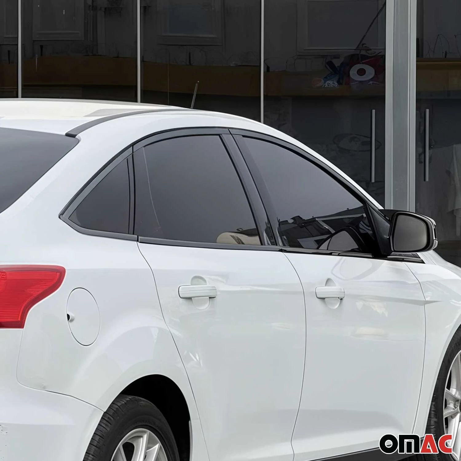 2012-2018 Ford Focus Sedan Window Molding Trim Streamer Stainless Steel - Image 3
