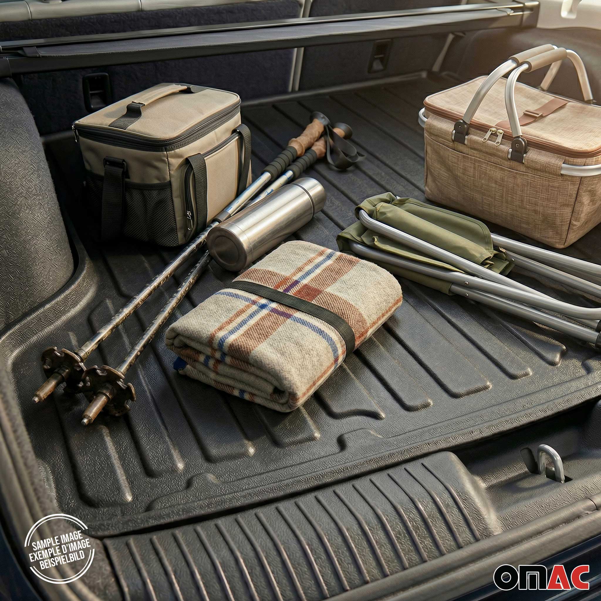 2014-2019 BMW 4 Series F32 Coupe Cargo Liner Trunk Mat All Weather Black - Image 8