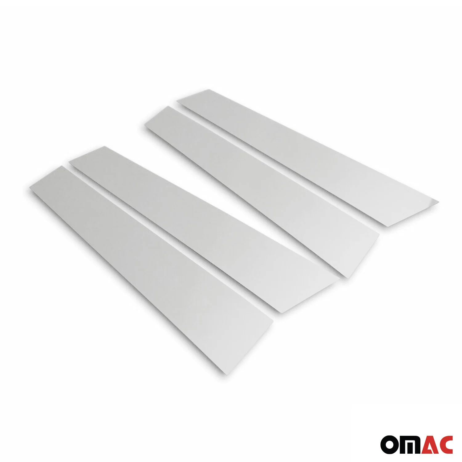 2011-2016 Mini Countryman R60 Window Pillar Posts Door Trim Stainless Steel Silver 4x - Image 8