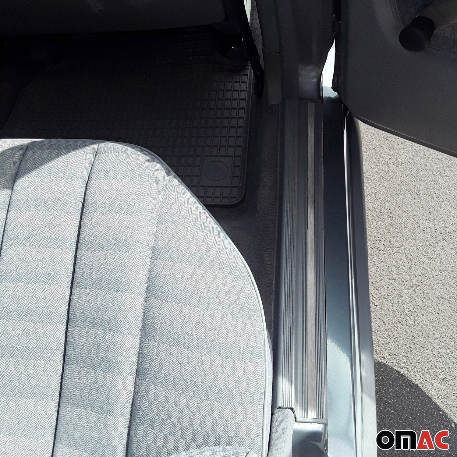1995-2000 Mercedes C Class W202 Door Sill Scuff Plate Stainless Steel Brushed 8x - Image 6