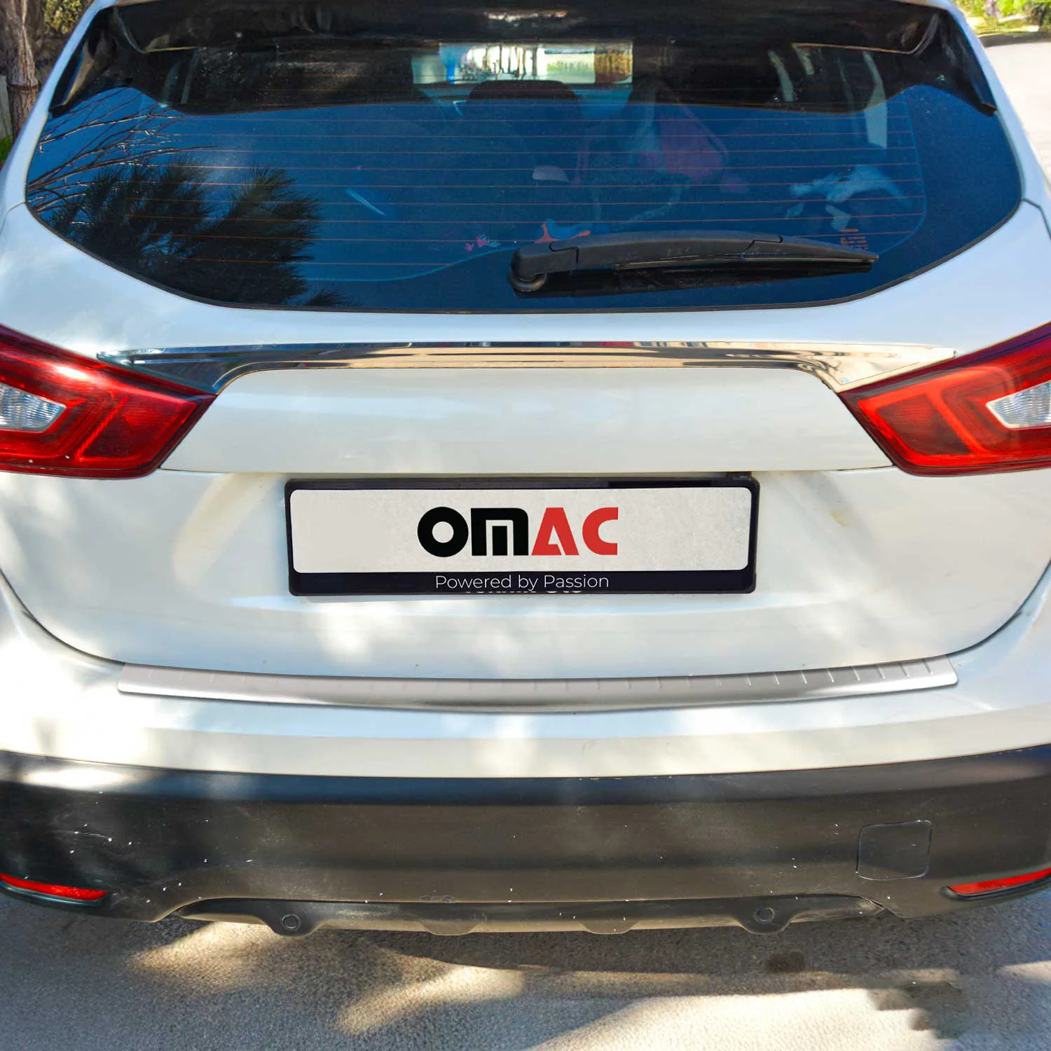 2017-2020 Nissan Rogue Sport Rear Bumper Guard Stainless Steel Brushed