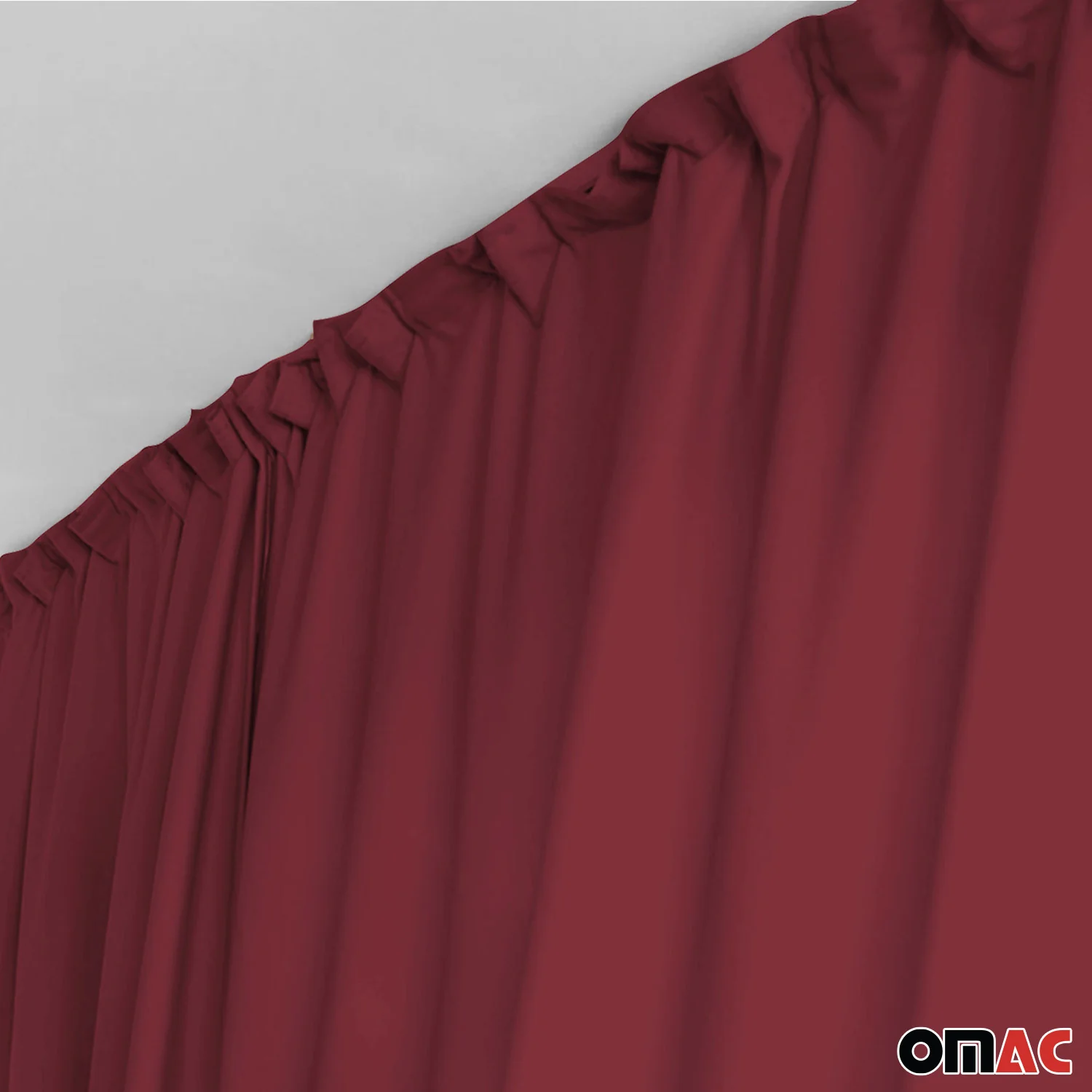 79" x 71" Van Cab Divider Cabin Curtain Campervan Kit Red - Image 7