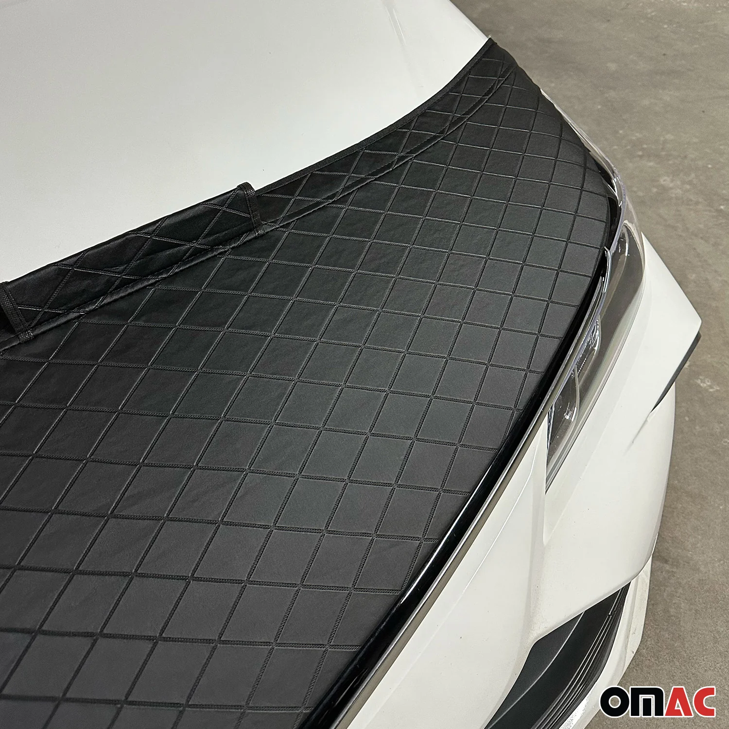 2019-2023 Ford Ranger Car Bonnet Mask Hood Bra Diamond Half Black - Image 8