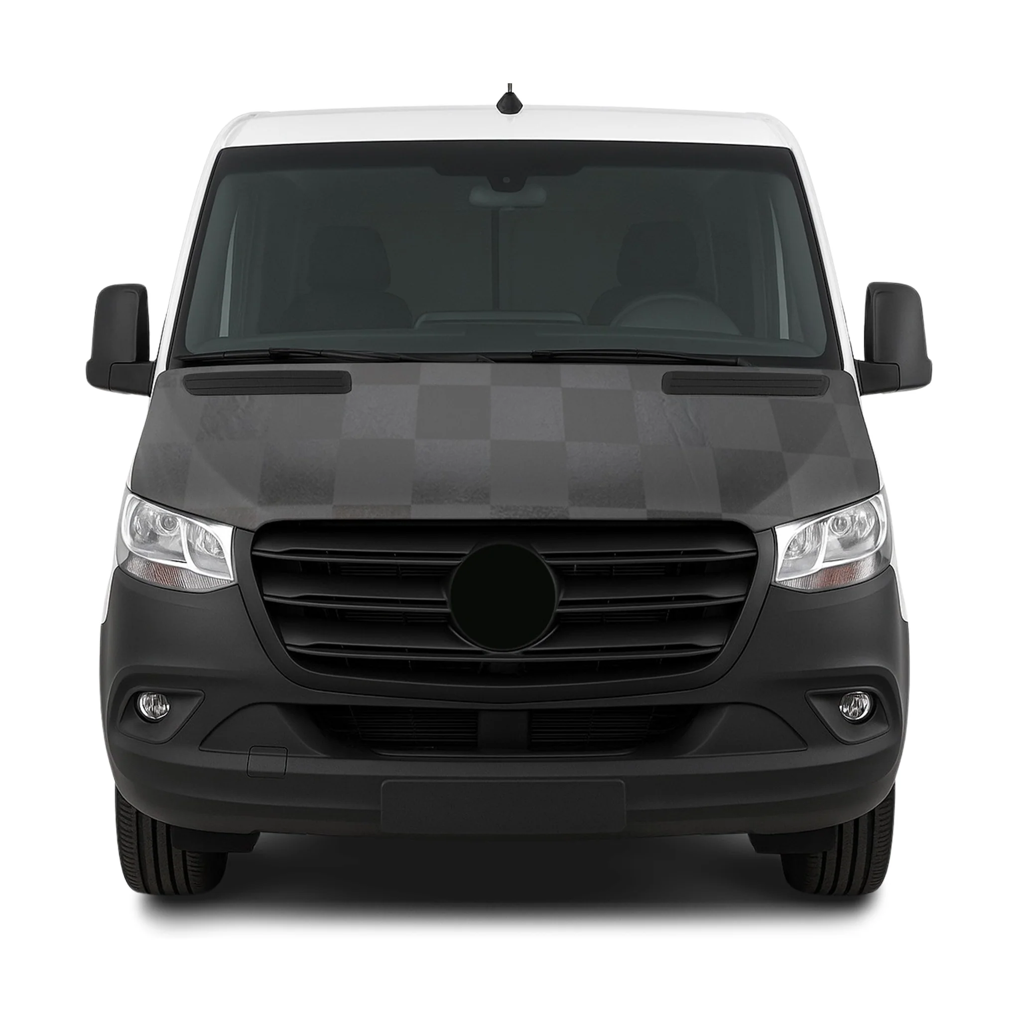 2014-2018 Mercedes Sprinter W906 Car Bonnet Mask Hood Bra Black 1Pc Vinyl
