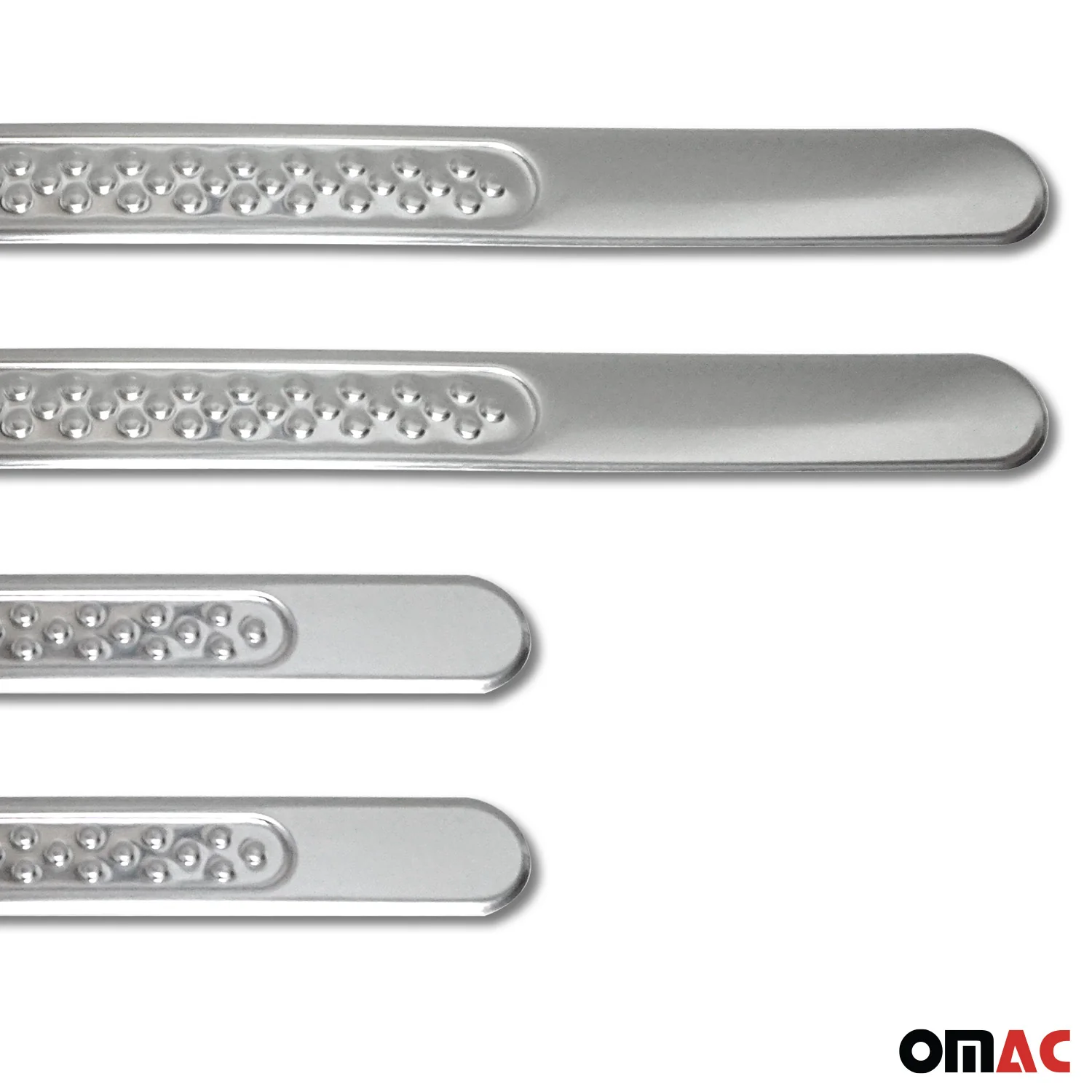 Ford Door Sill Scuff Plate Scratch Protector Gloss Stainless Steel Silver 4 Pcs - Image 7