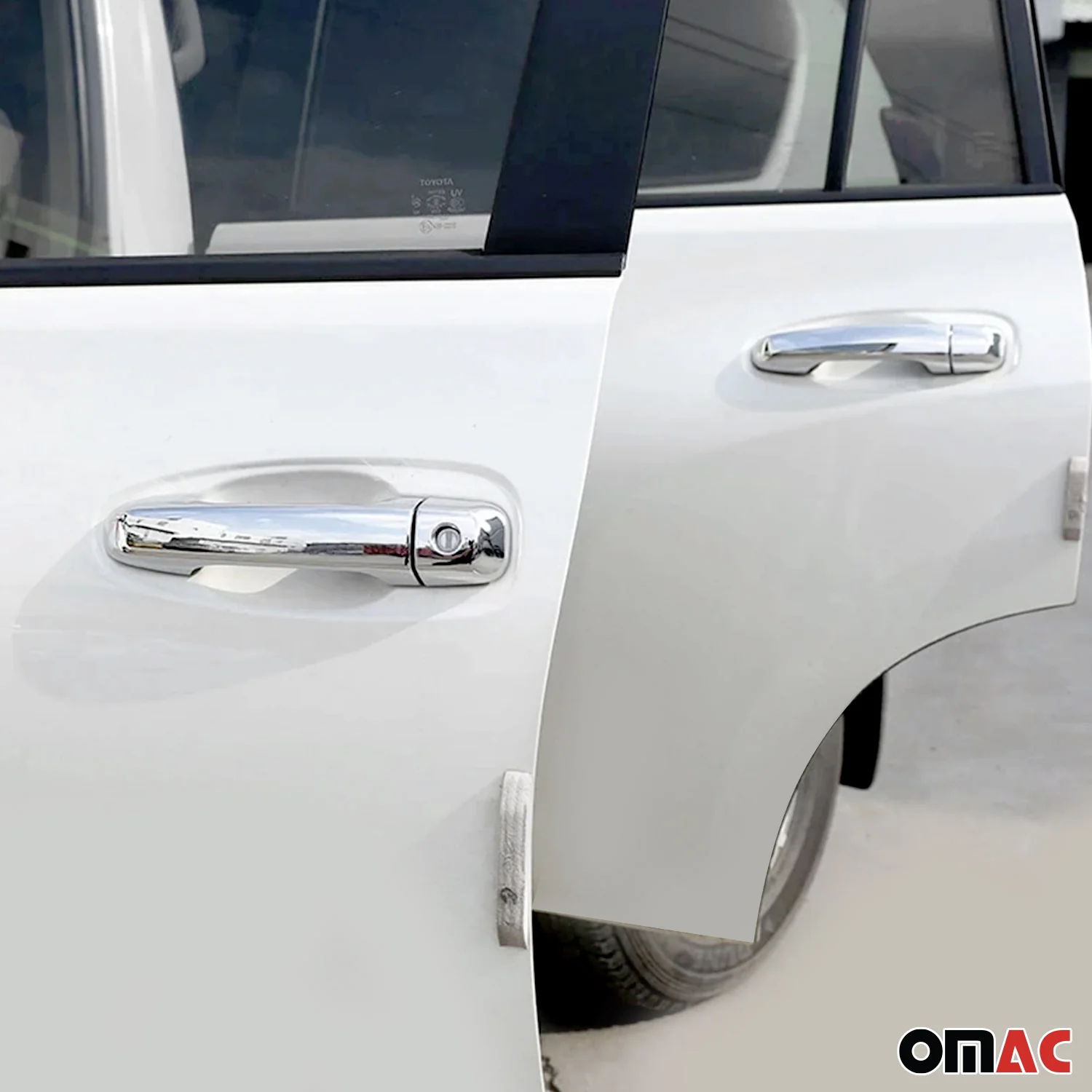 2010-2019 Lexus GX 460 Car Door Handle Cover Protector Stainless Steel Chrome 8 Pcs - Image 2