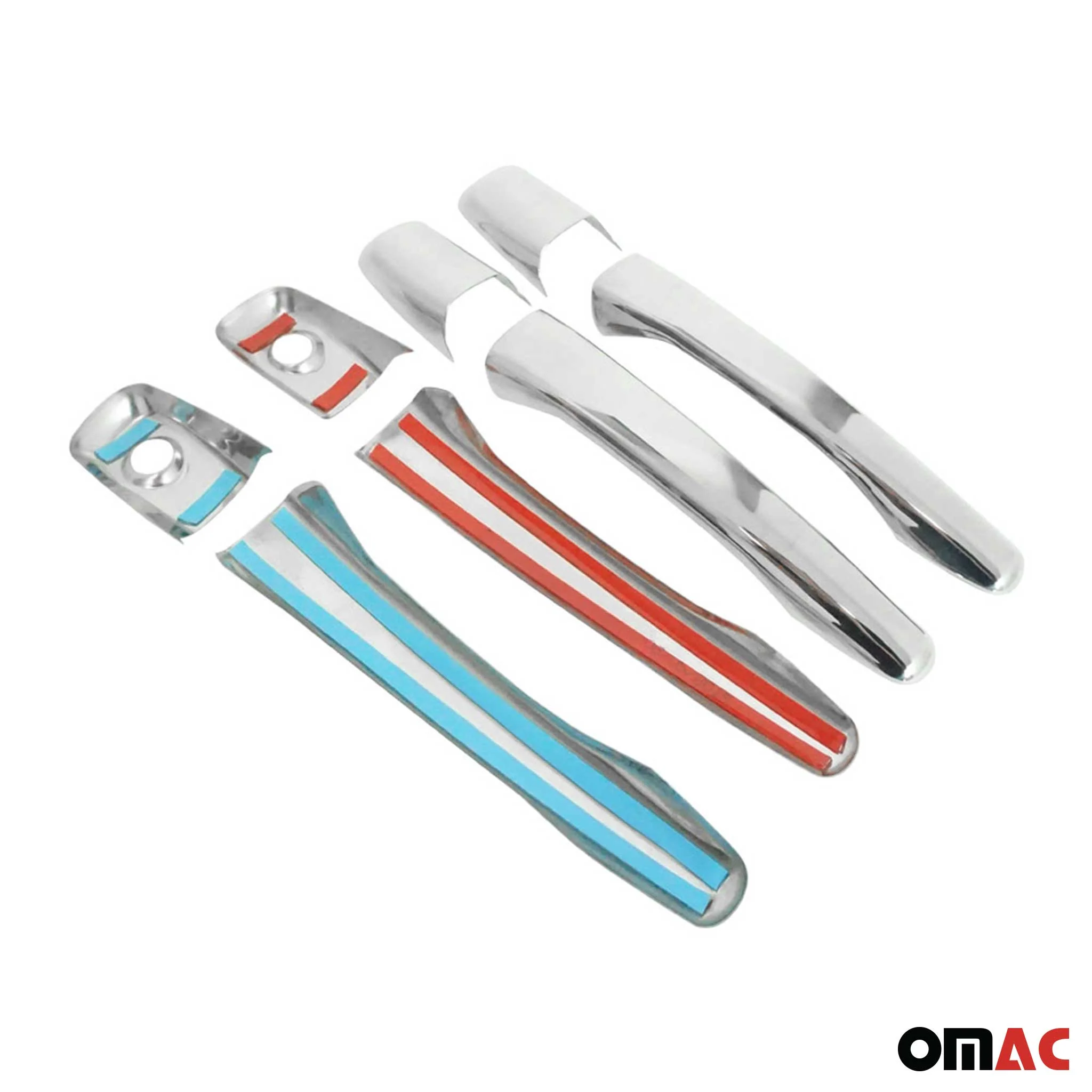2002-2007 Mitsubishi Lancer Car Door Handle Cover Protector 4Pcs Stainless Steel - Image 3