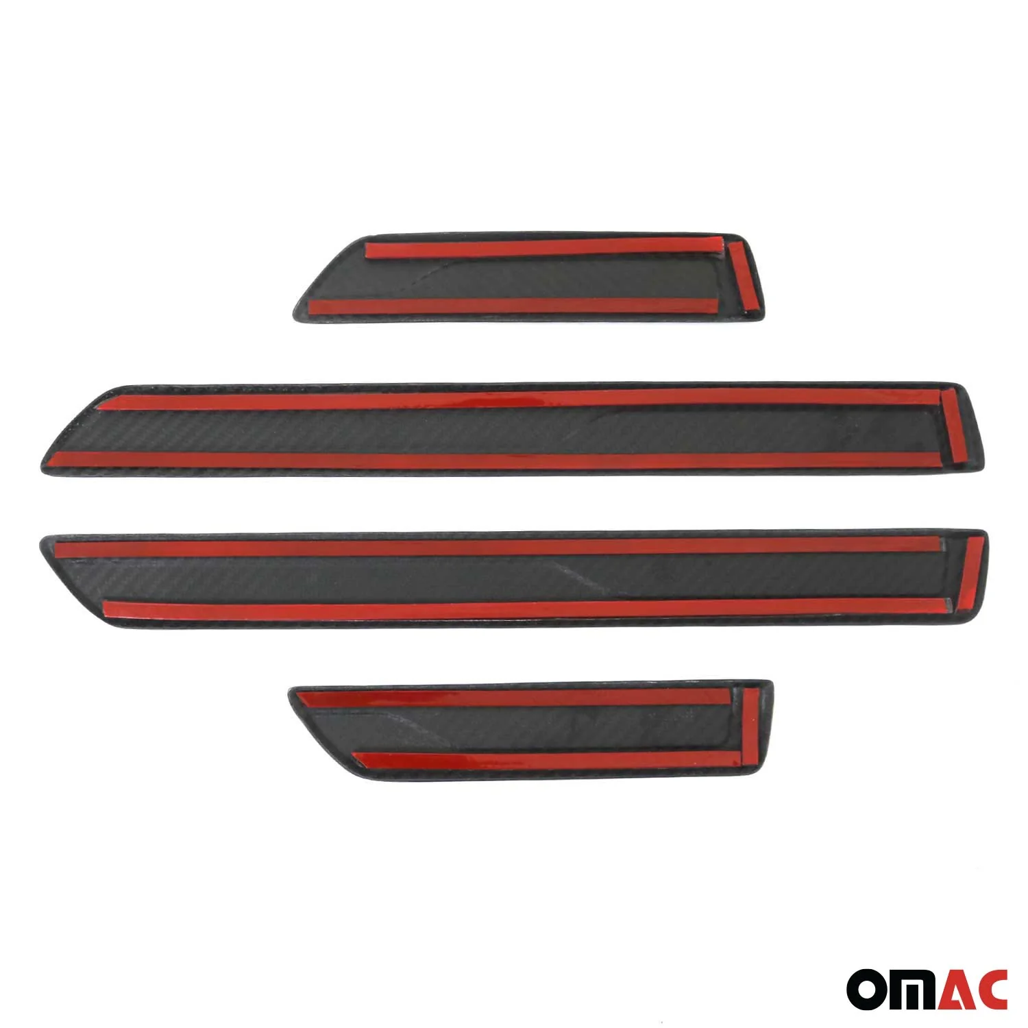 Land Rover Door Sill Scuff Plate Scratch Protector Carbon Fiber Edition 4 Pcs - Image 5