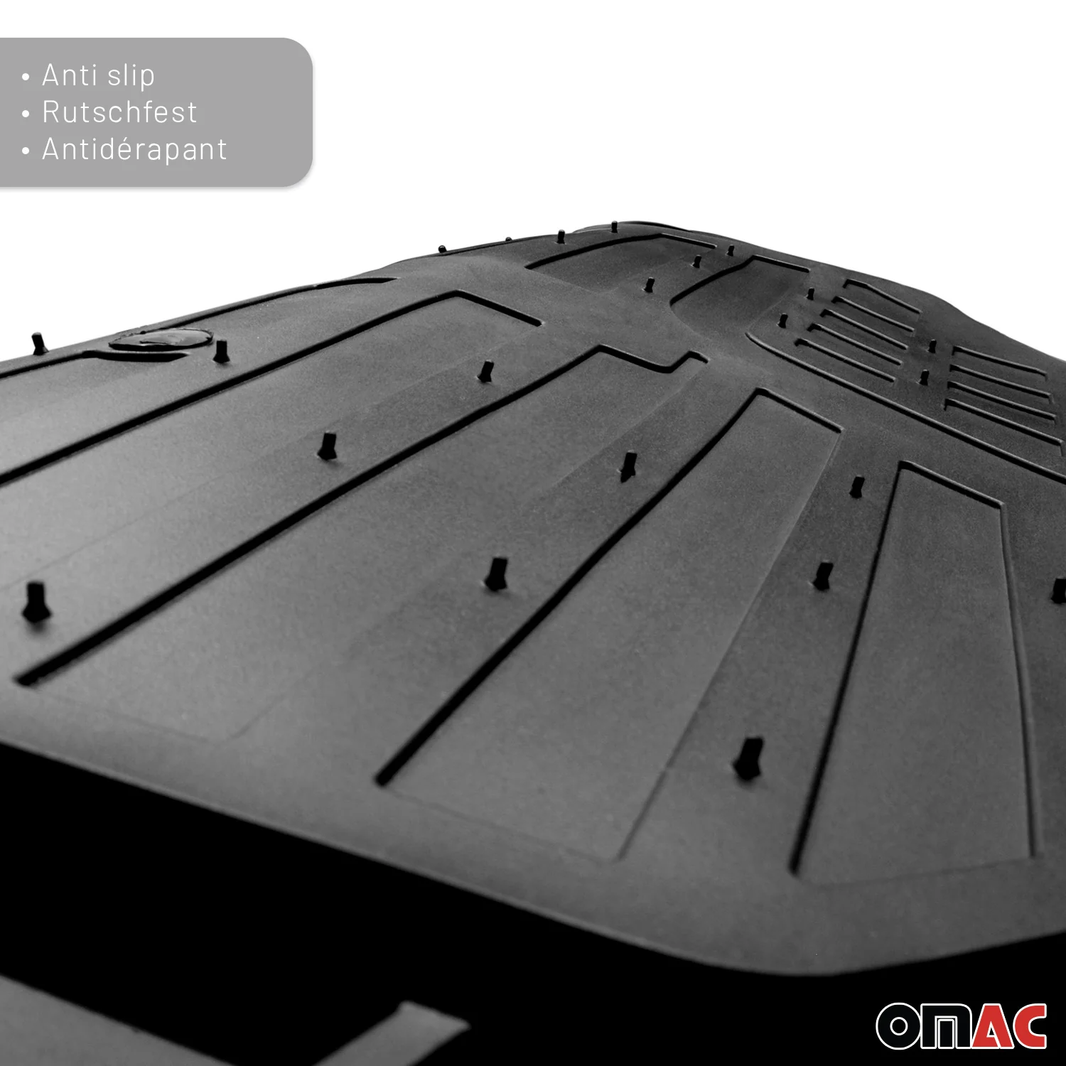 VW Semi-Custom fit Floor Mats Liner All Weather 3D Black Waterproof 4Pcs - Image 10