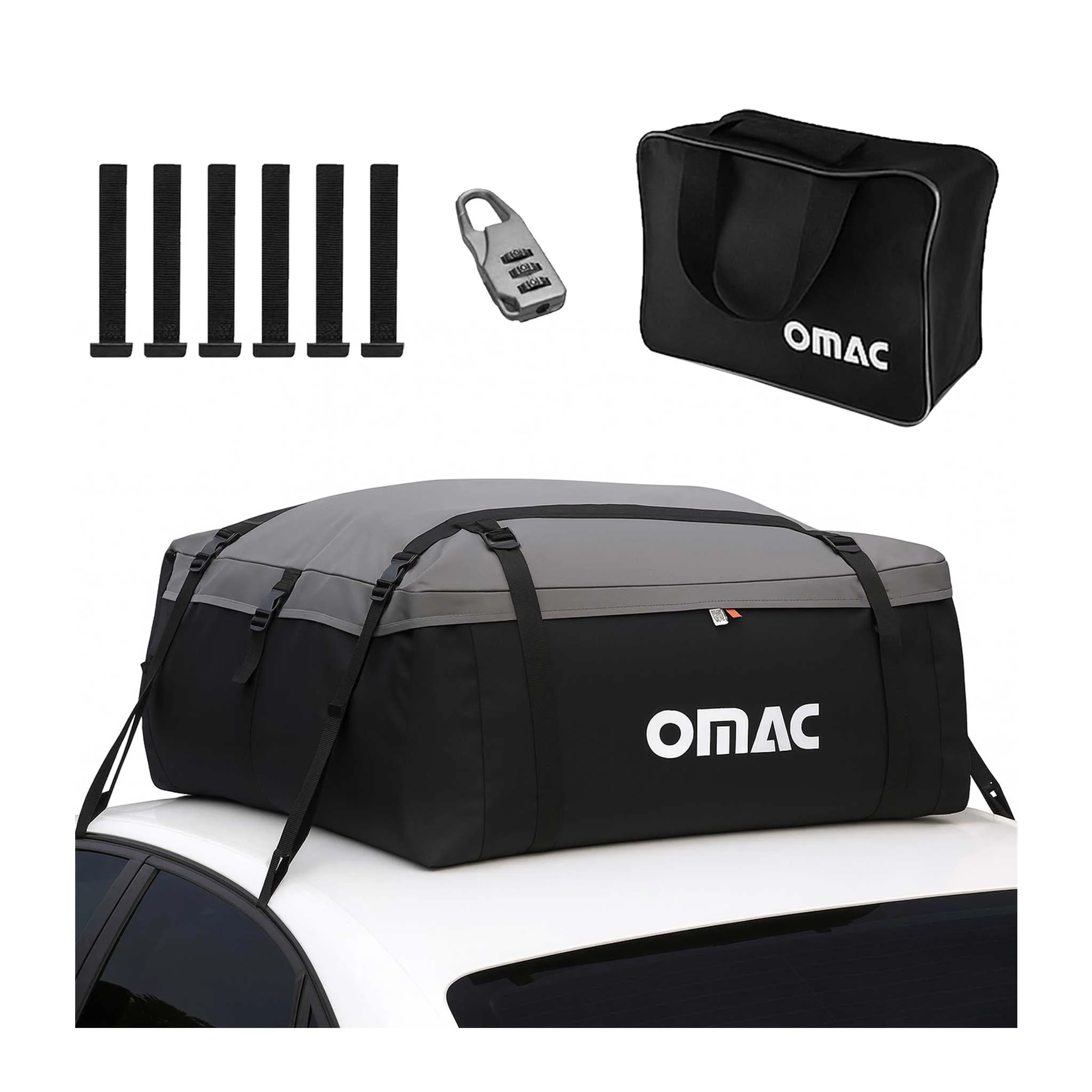 Roof Cargo Bag 17.6 Cubic Feet Black