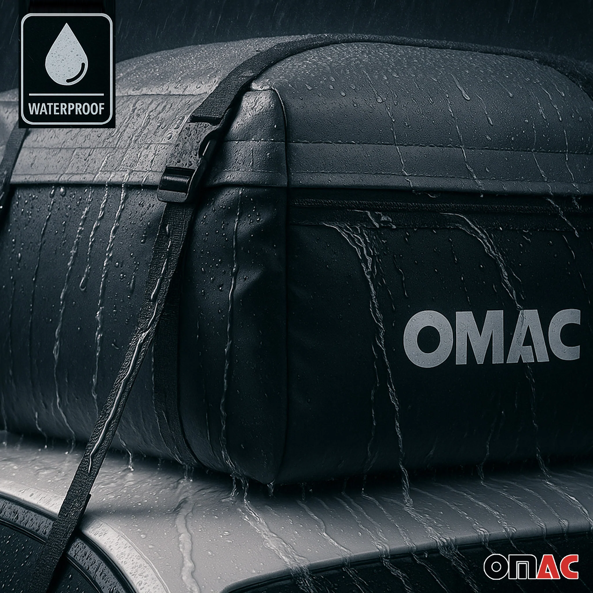 Roof Cargo Bag 17.6 Cubic Feet Black - Image 6