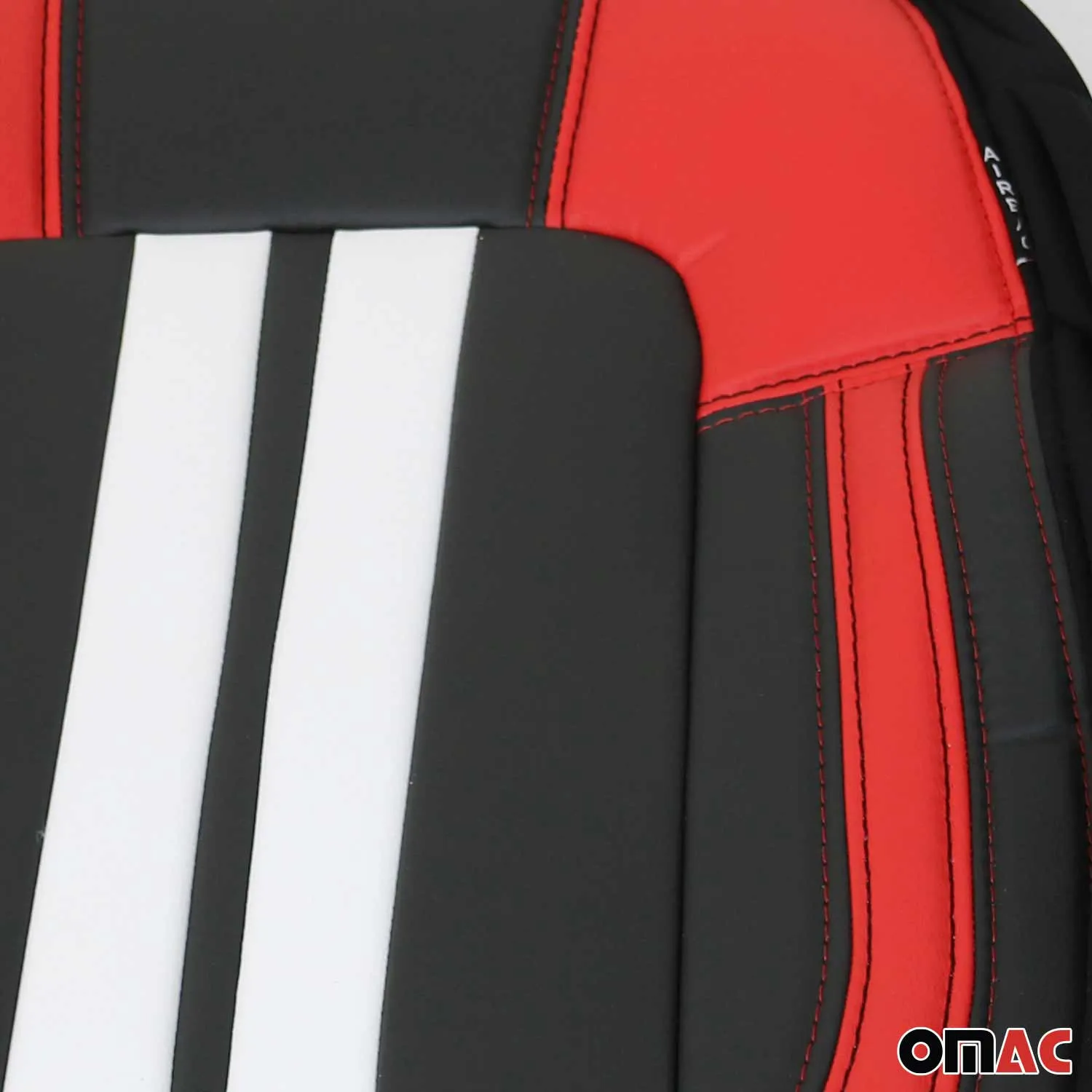 Hyundai Front Car Seat Covers Protector Black White Breathable Cotton - Image 8