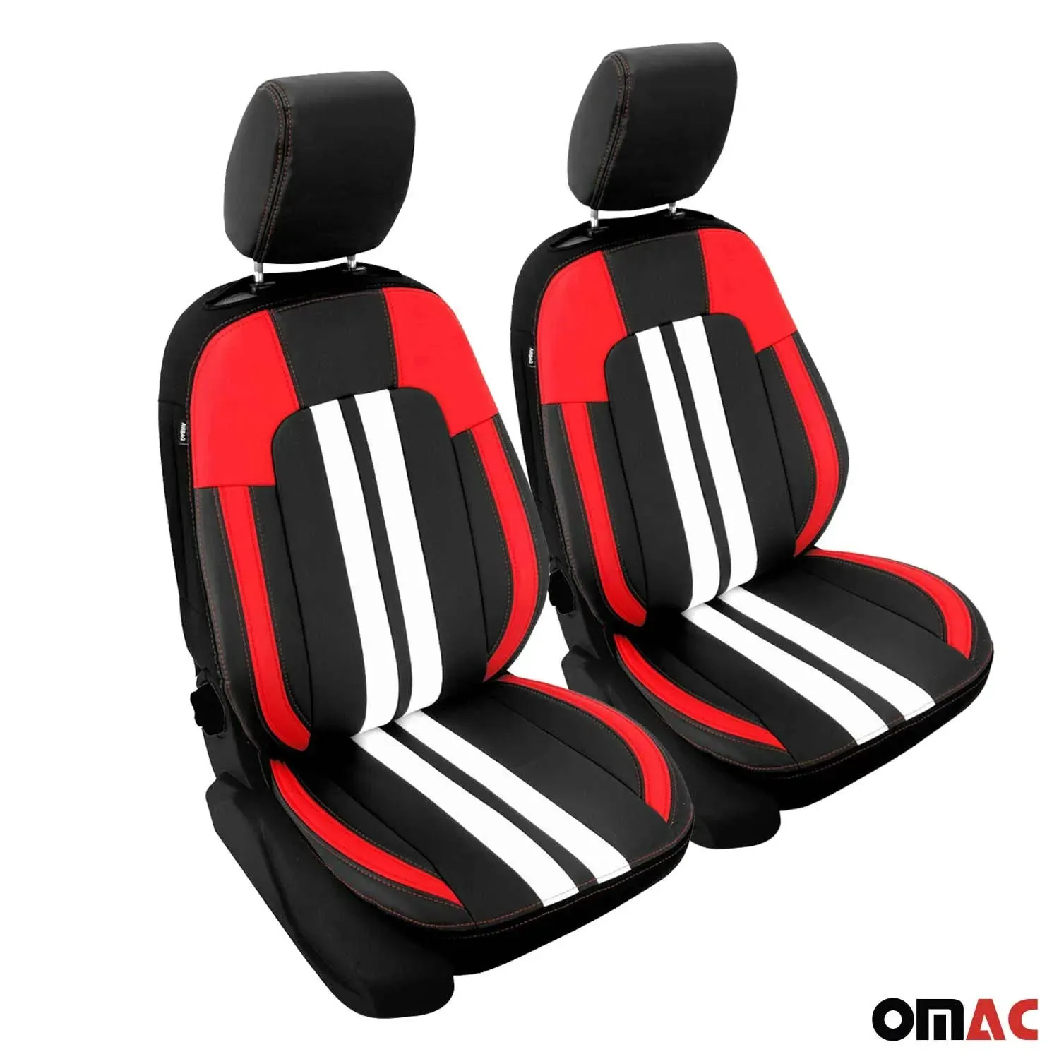 Lexus Front Car Seat Covers Protector Black White Breathable Cotton - Image 2