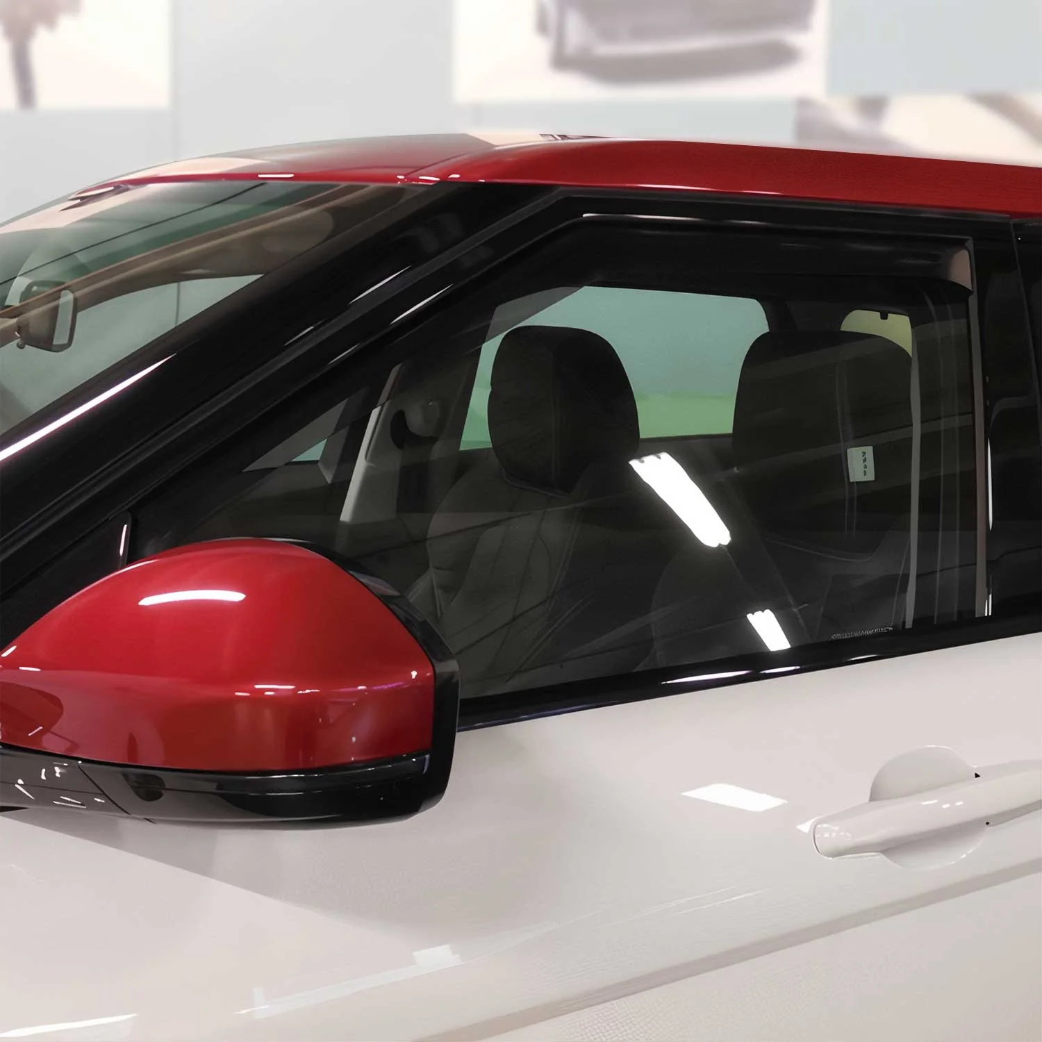 1996-2006 Land Rover Freelander Window Visor Vent Rain Deflector 2Pcs Smoke