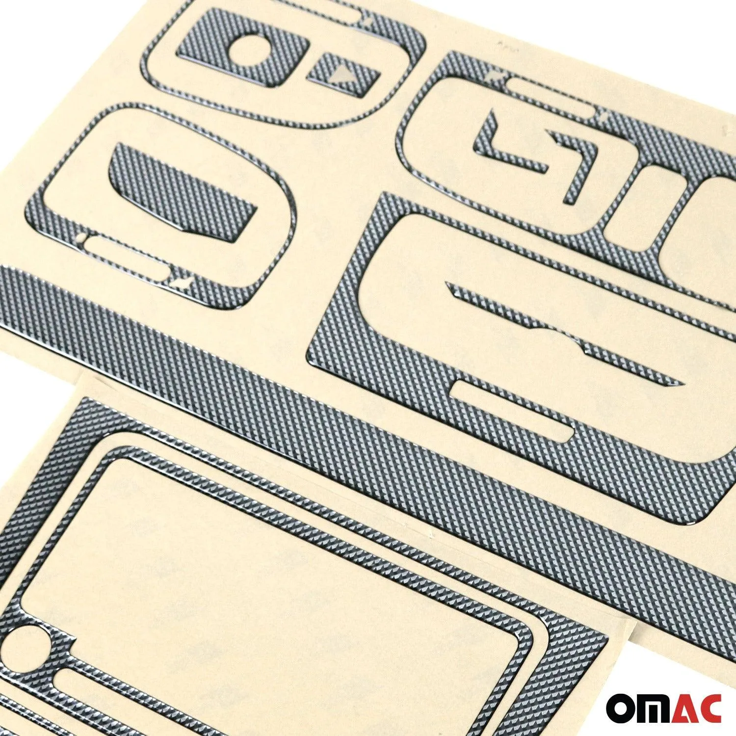 2006-2010 VW Passat B6 Carbon Look Dashboard Console Trim Kit 21Pcs - Image 10