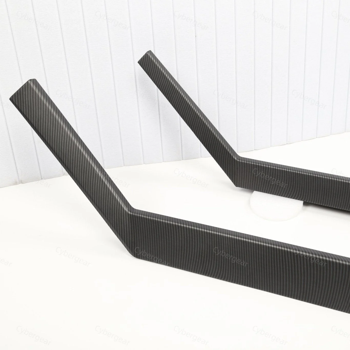 [Carbon Fiber Pattern ABS] Lower Console Protection Trim Cover For Cybertruck - Image 2