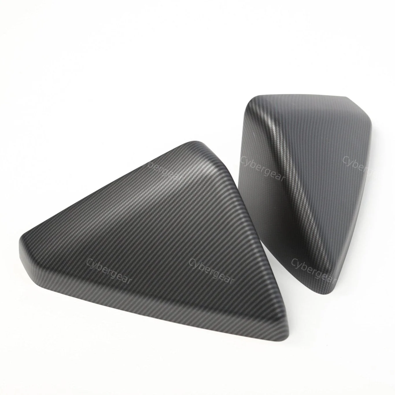 [Carbon Fiber Pattern ABS] Texture Side Mirror Cap Rearview Protective Cover For Cybertruck (2 Pcs)) - Image 6