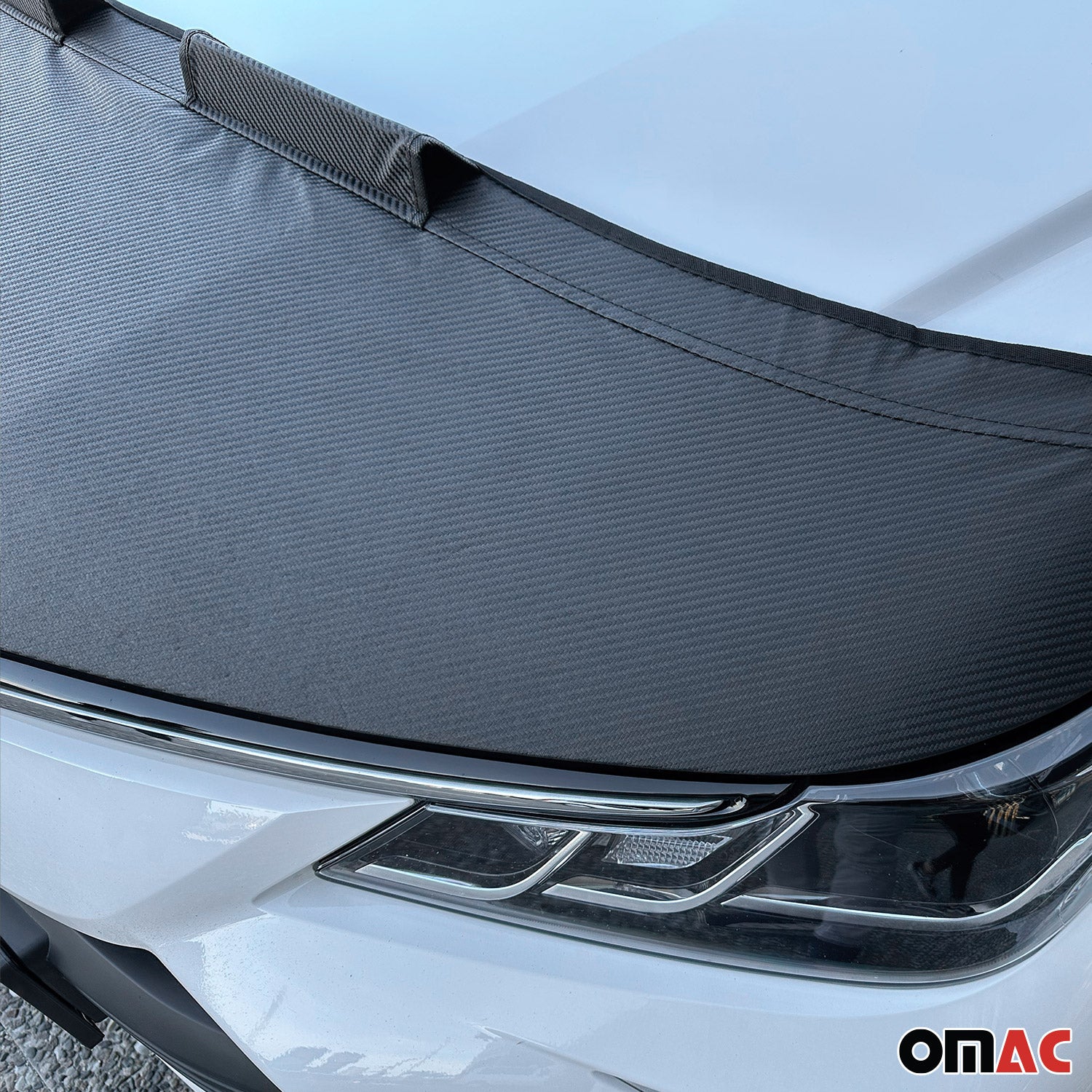 2011-2017 Nissan Juke Car Bonnet Mask Hood Bra Carbon Black 1 Pc - Image 8