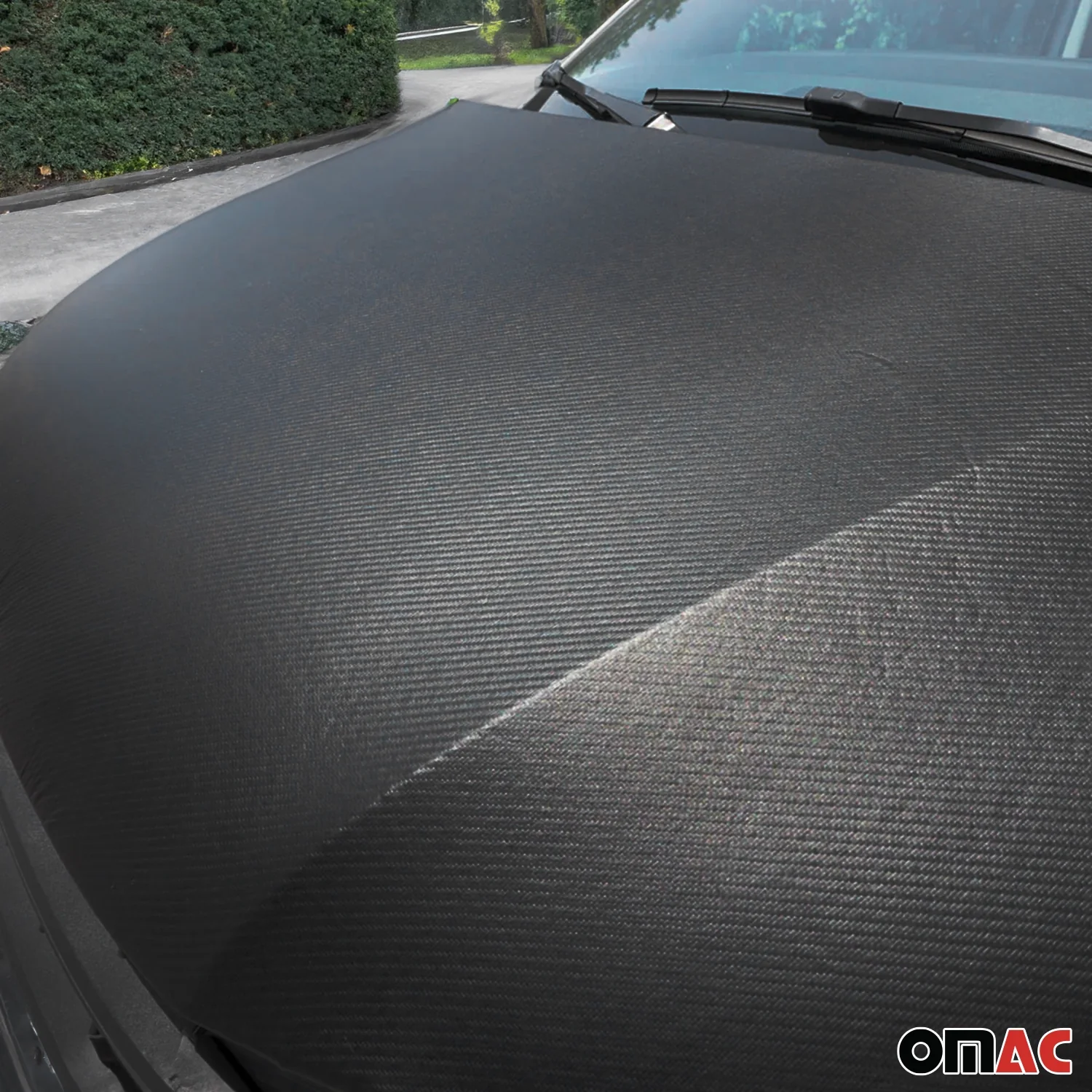 2016-2024 Mercedes Metris Car Bonnet Mask Hood Bra Carbon Look - Image 4