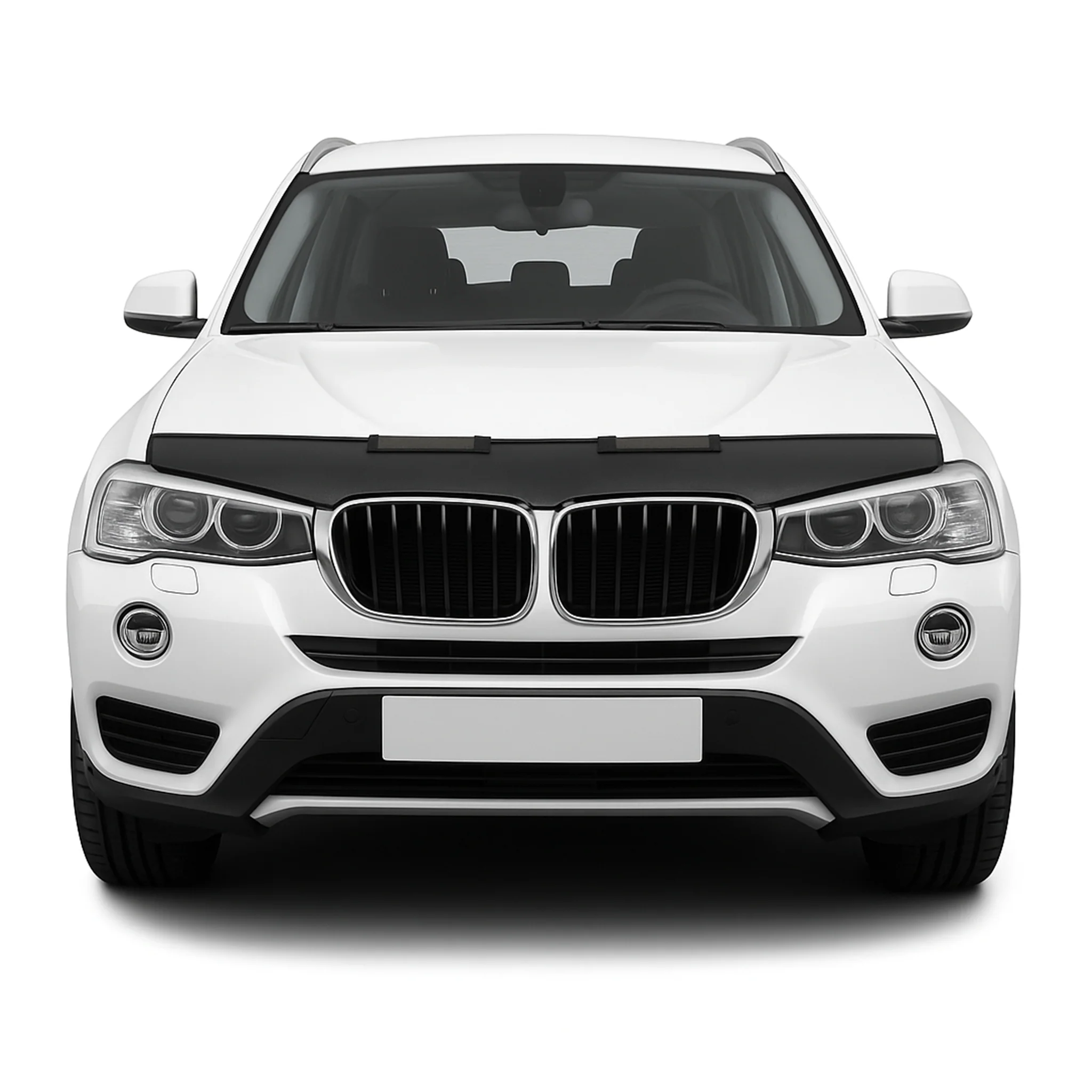 2011-2017 BMW X3 F25 Car Bonnet Mask Hood Bra Half Black