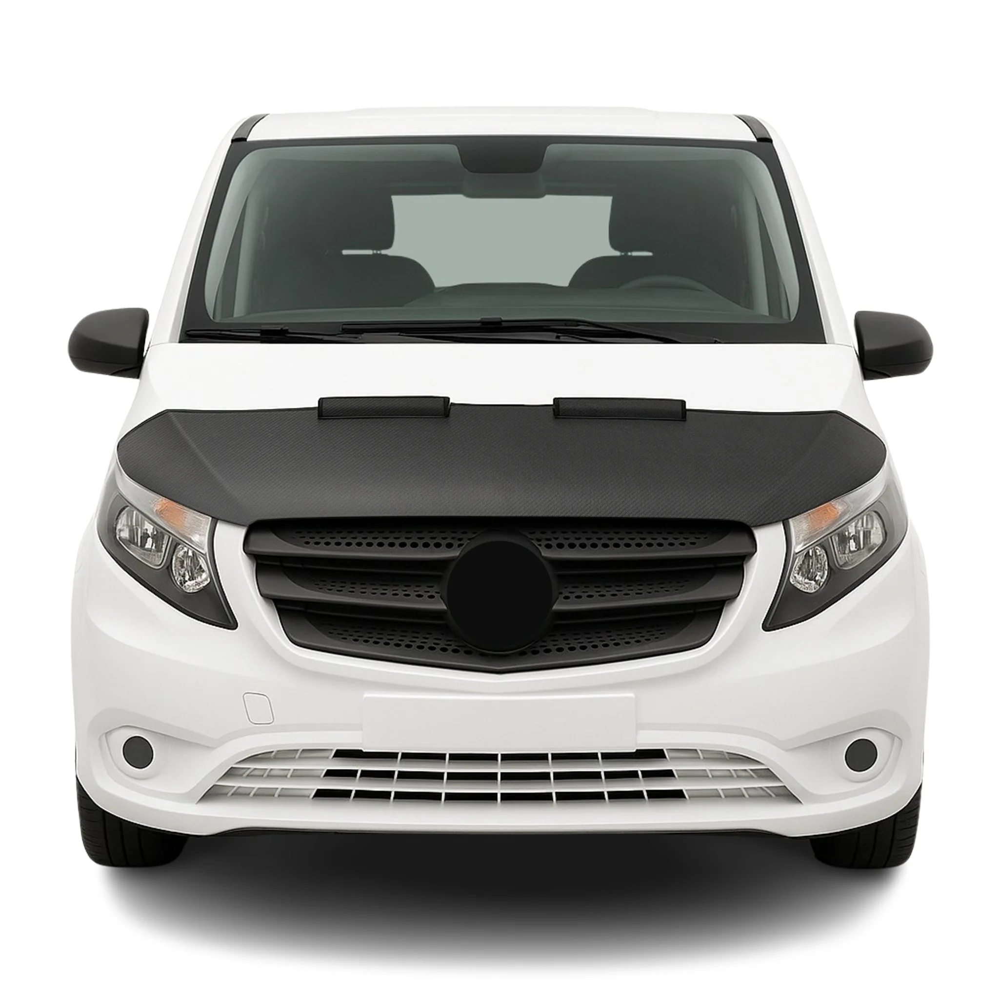 2016-2024 Mercedes Metris Car Bonnet Mask Hood Bra Half Carbon