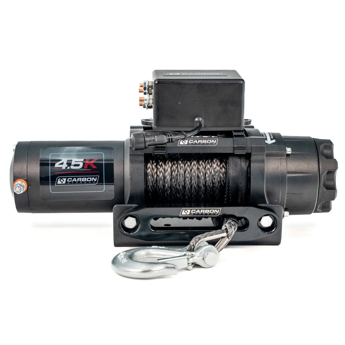 Carbon 4.5k 4500lb ATV/Trailer Winch - Image 4