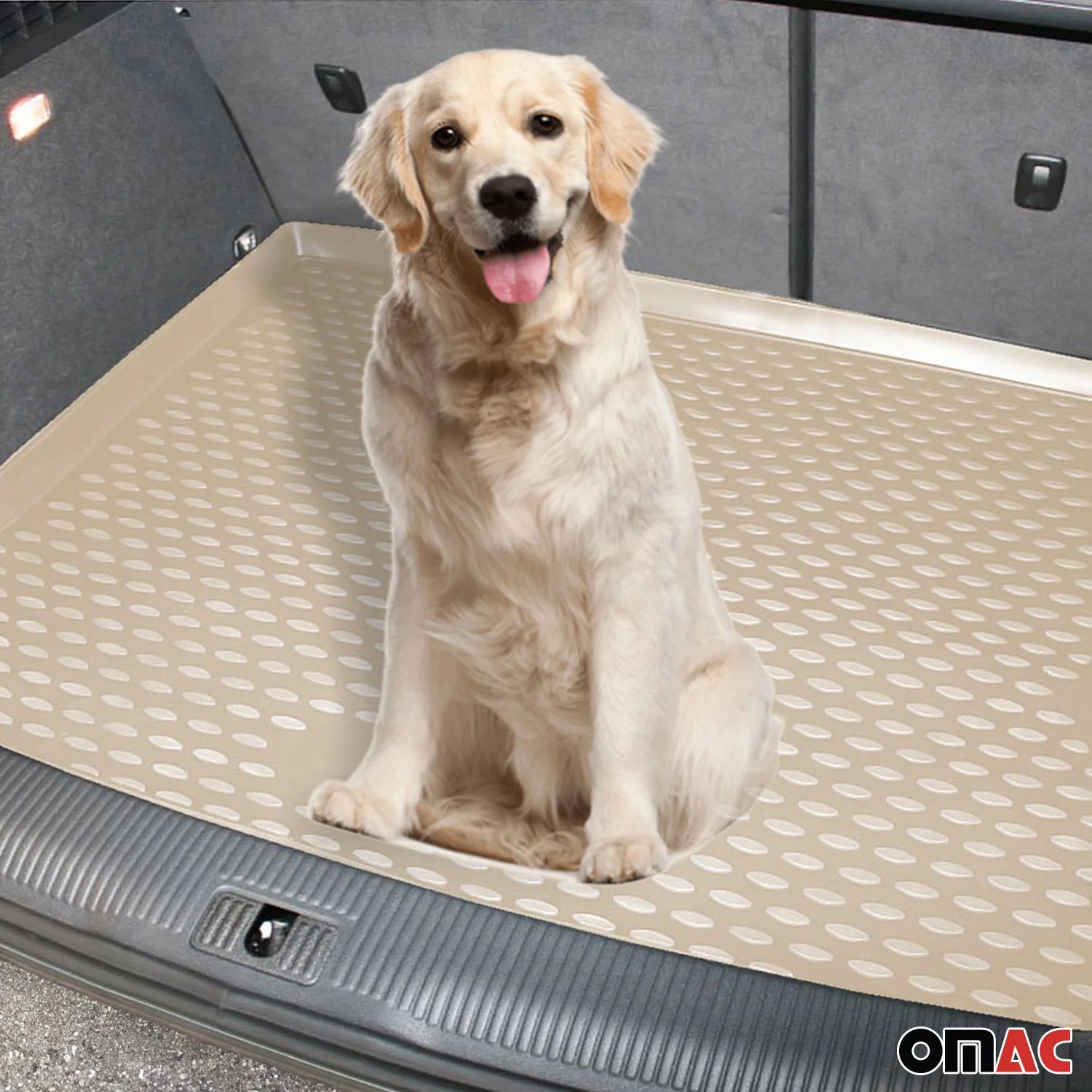 2015-2020 Chevrolet Tahoe Cargo Liner Trunk Mat All Weather Beige - Image 9