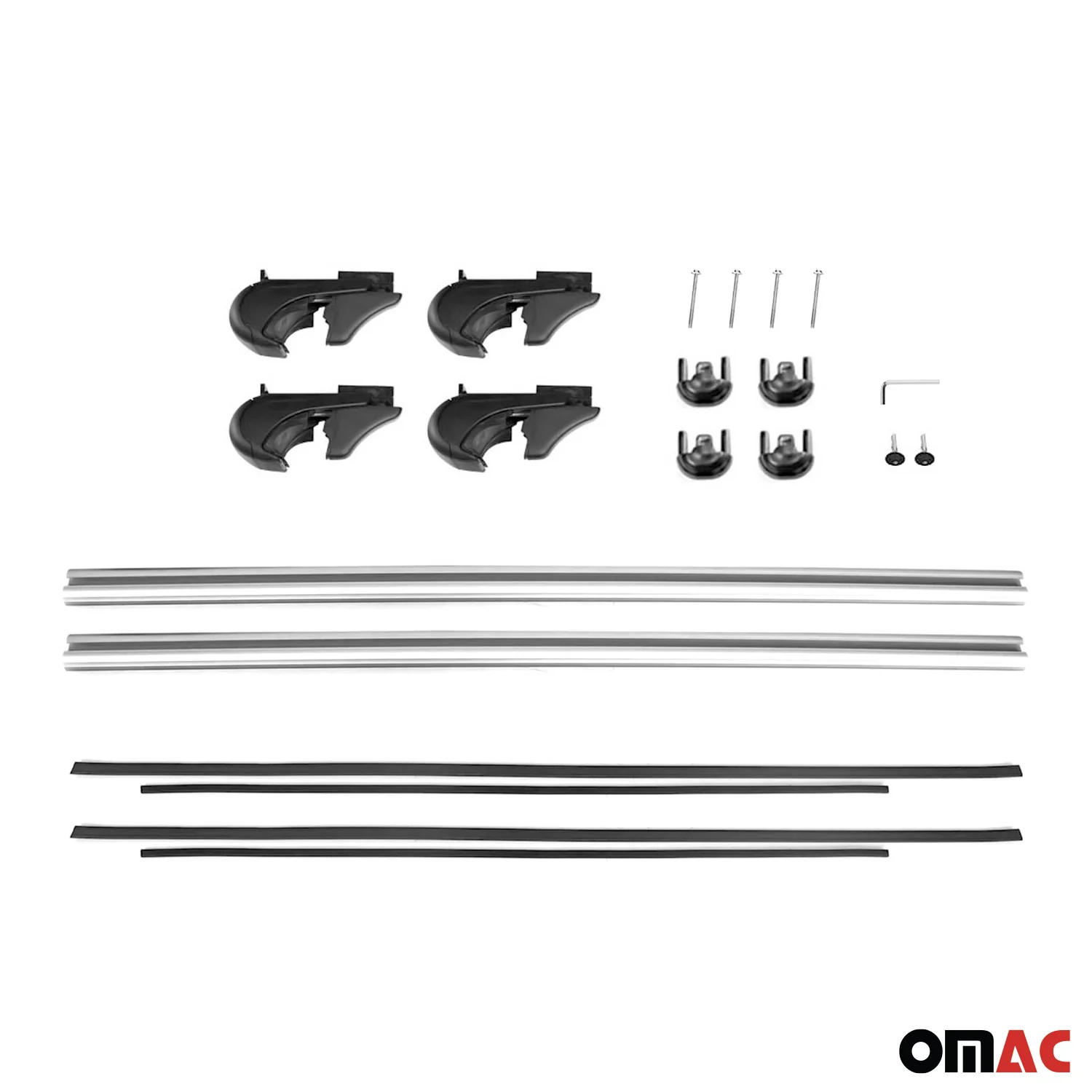 2005-2009 Chevrolet Uplander Roof Rack Cross Bars Black - Image 10