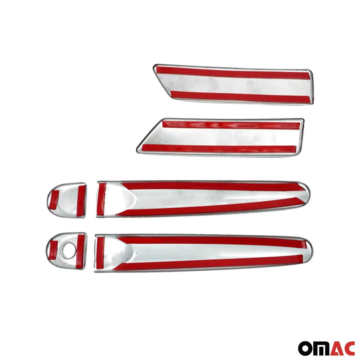 2011-2017 Nissan Juke Car Door Handle Cover Protector Stainless Steel Chrome 6 Pcs - Image 5