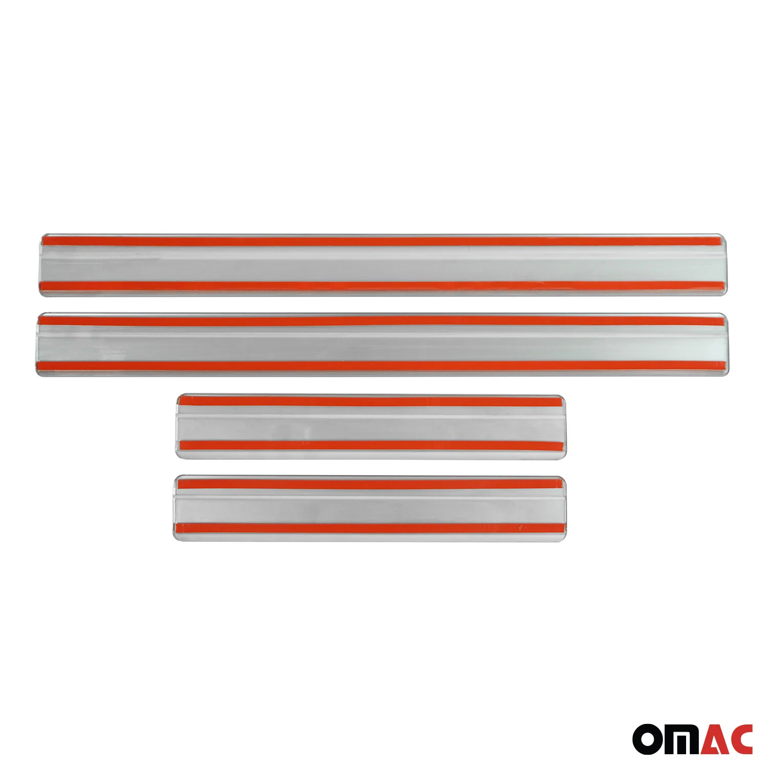 2010-2020 VW Amarok Door Sill Scuff Plate Scratch Protector Gloss 4 Pcs - Image 5