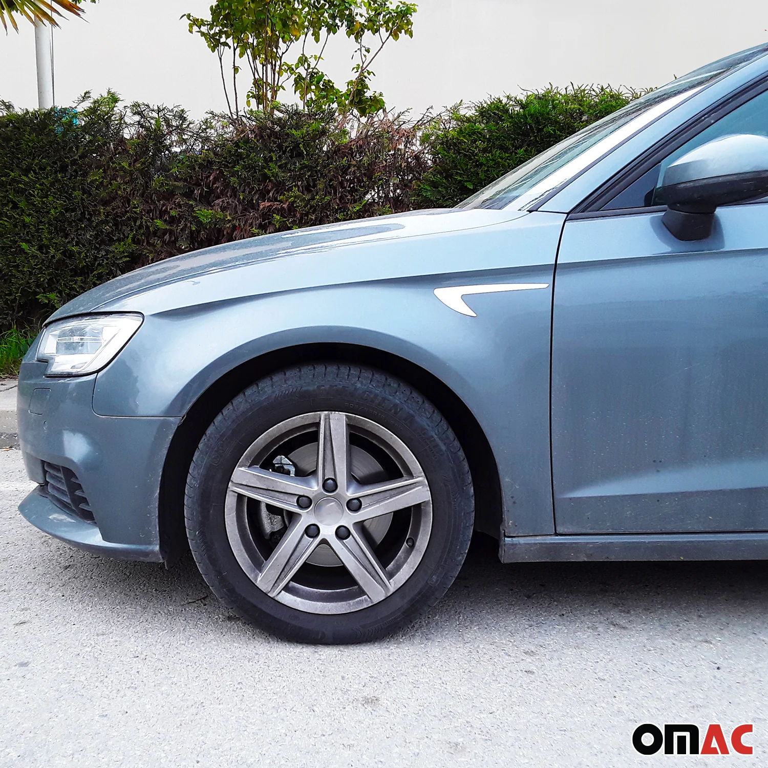 2015-2021 Mercedes C Class W205 Side Door Molding Trim Skirt Garnish Stainless Steel Gloss 2Pcs - Image 2