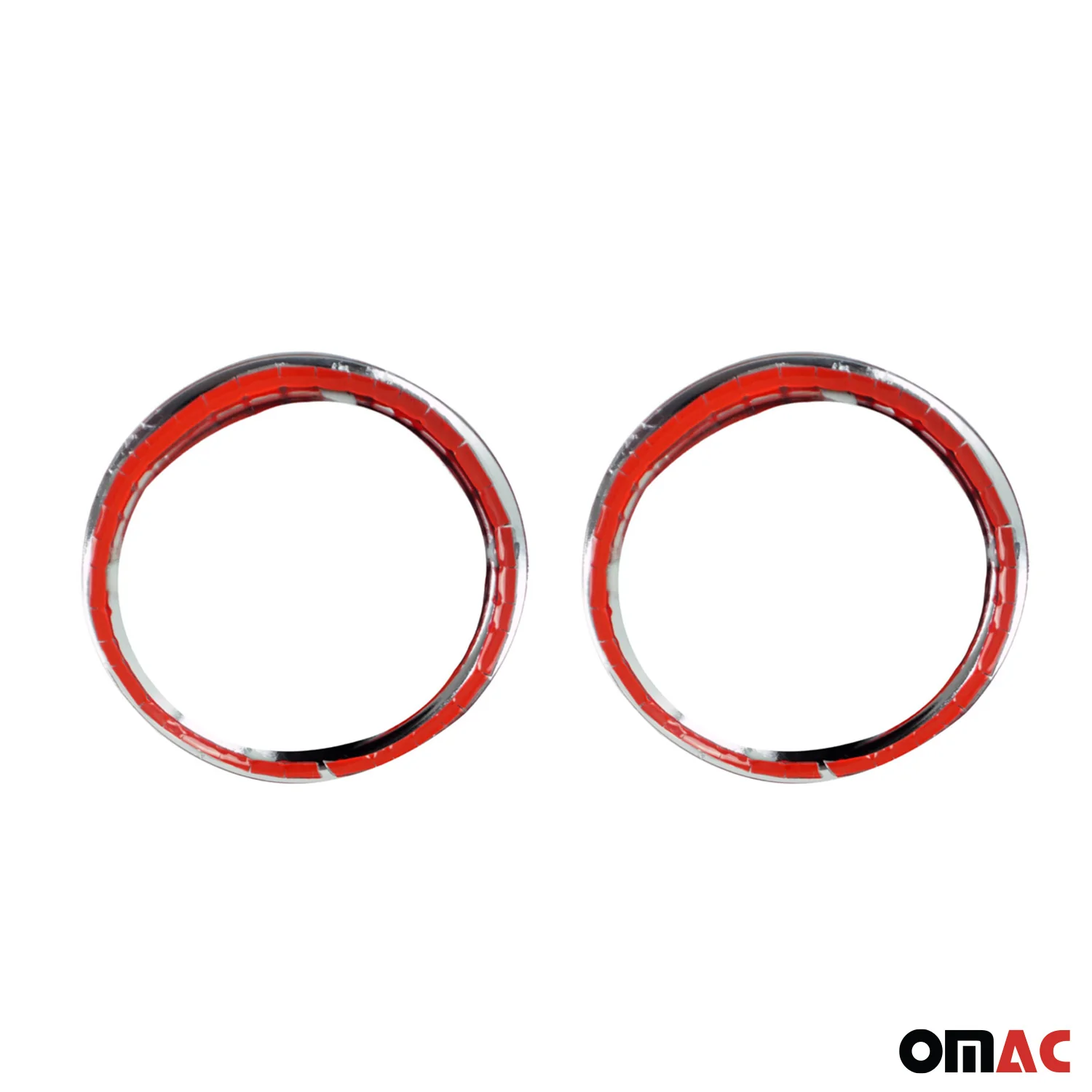 2003-2009 Kia Sorento Fog Light Lamp Bezel Cover Stainless Steel Silver 2 Pcs - Image 5