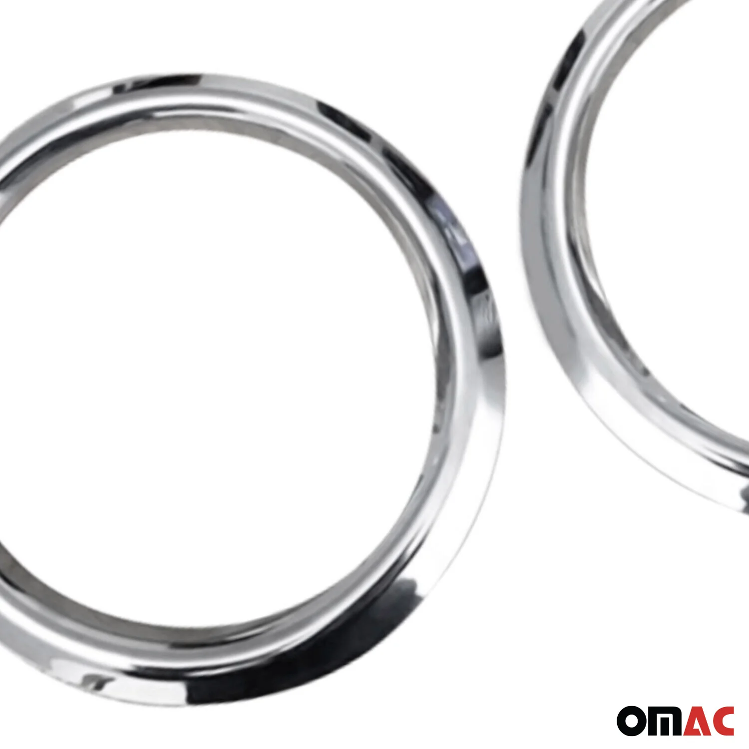 2003-2009 Kia Sorento Fog Light Lamp Bezel Cover Stainless Steel Silver 2 Pcs - Image 6