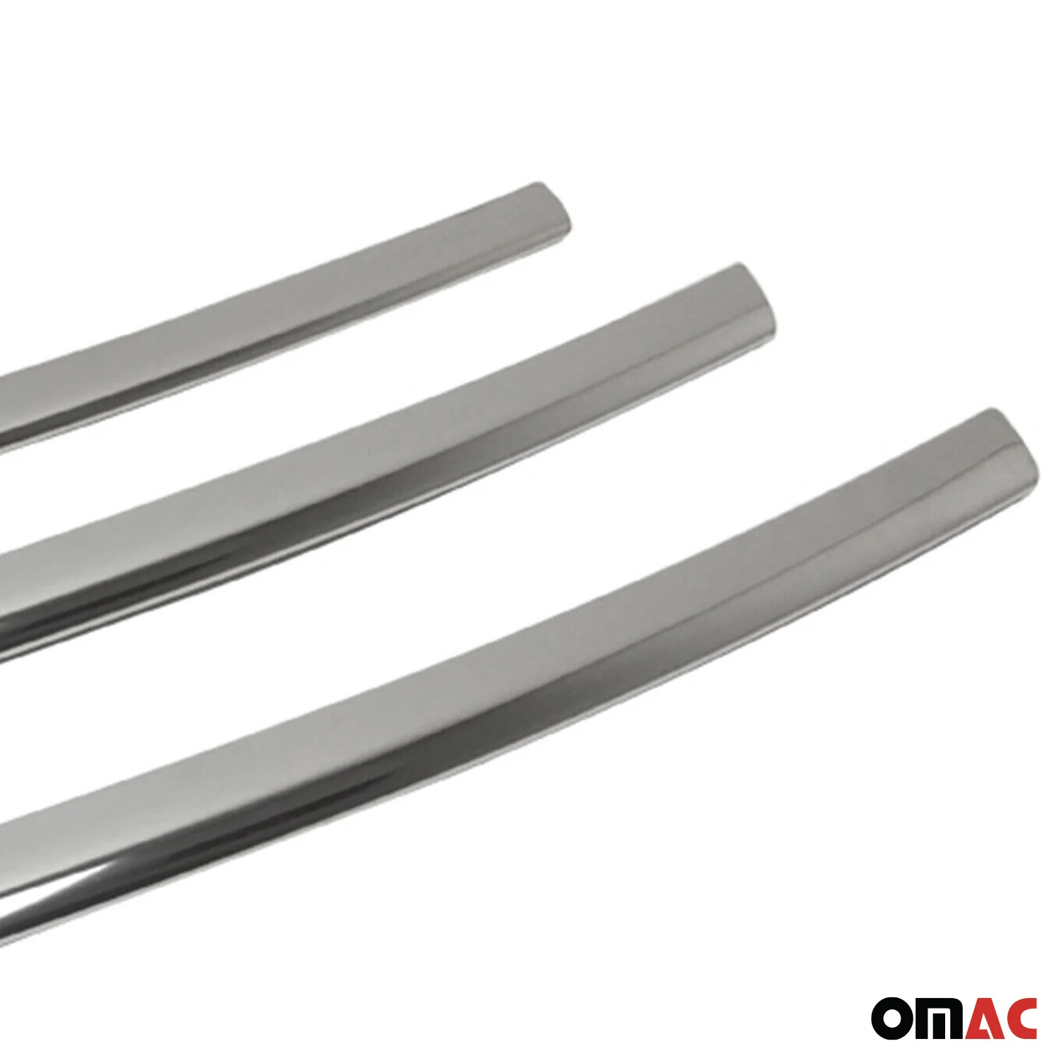 2012-2017 Hyundai Veloster Front Bumper Grill Trim Molding Stainless Steel Silver 3Pcs - Image 7